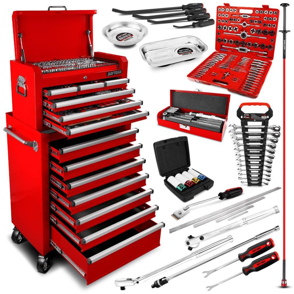 Daytona D520PSKIT 520Piece Machinery Tool Set with 6Drawer
