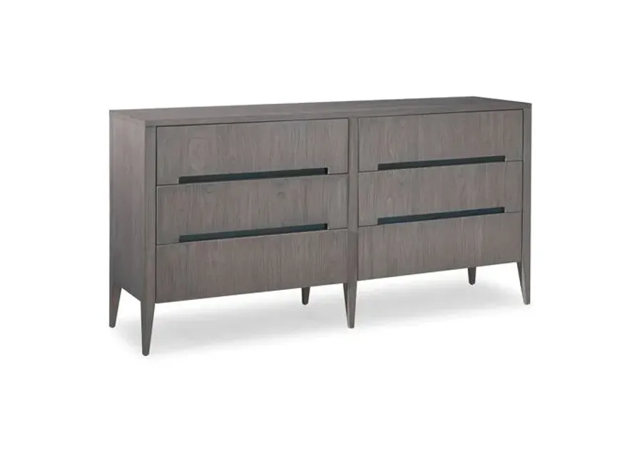 Palmer Mid-Century Modern Dresser - Driftwood - Brownstone Furniture - Gray