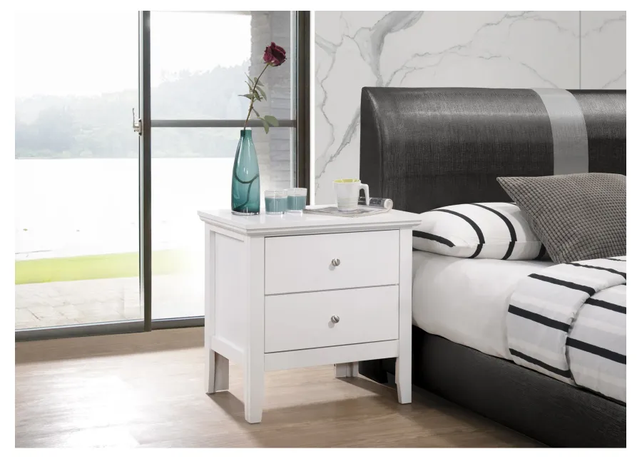 Primo 2-Drawer Nightstand (24 in. H x 15.5 in. W x 19 in. D)