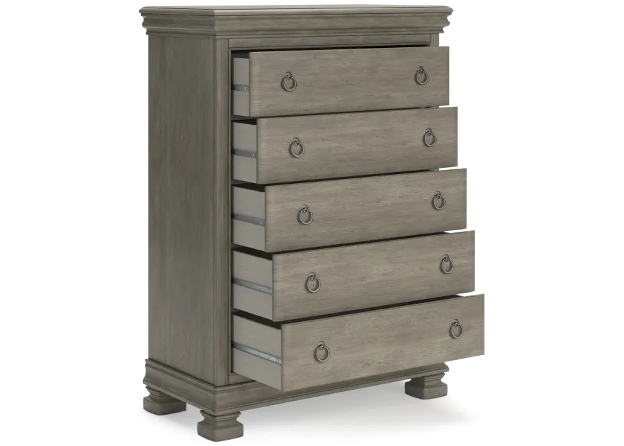 Lexorne 5 Drawer Chest of Drawers