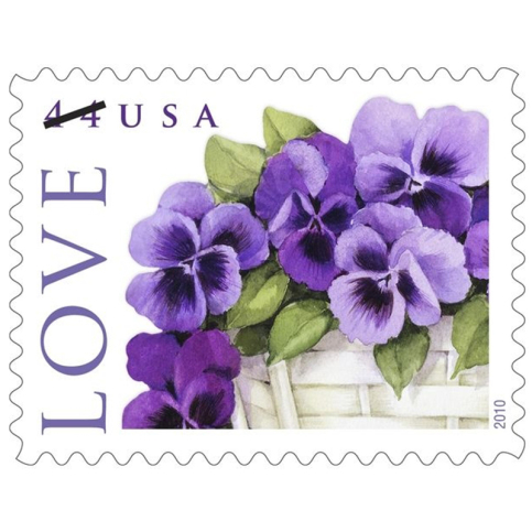 FIVE 2018 Love Stamps - US Postage Stamps -For Mailings, Weddings