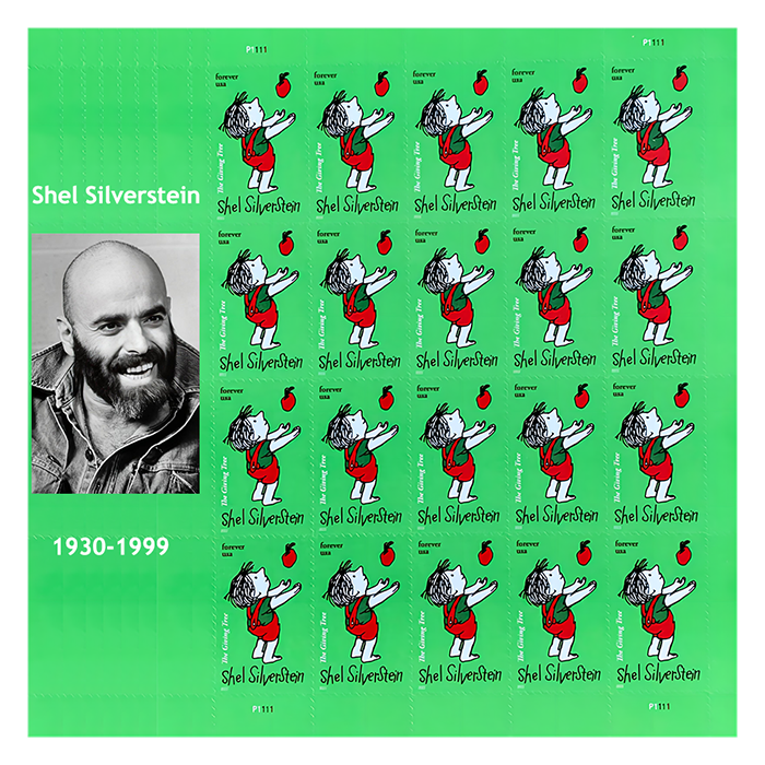 Imperforate Shel Silverstein Forever®Stamps USPS Online Store®