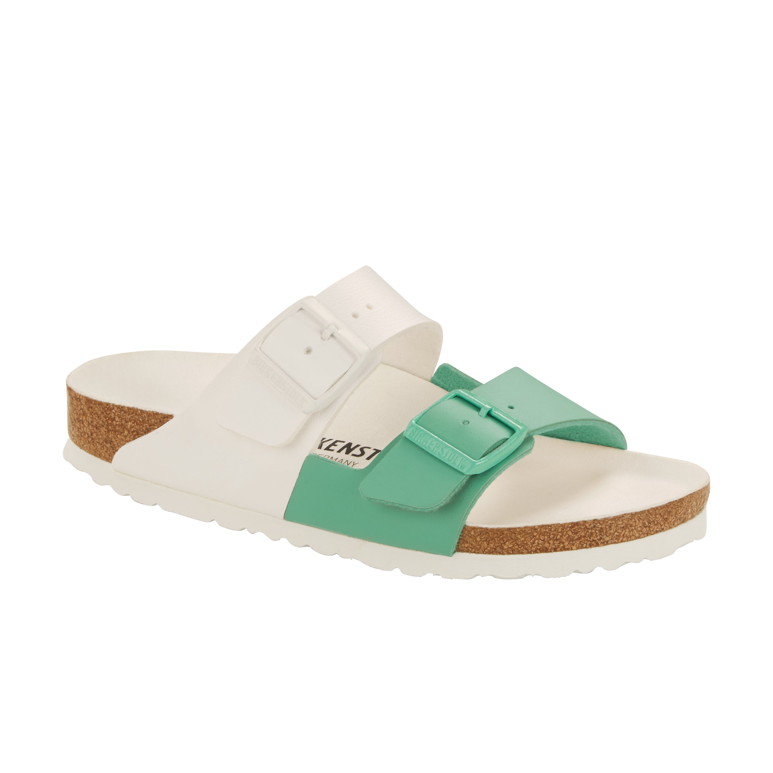 Arizona Split White/Bold Jade Birko-Flor