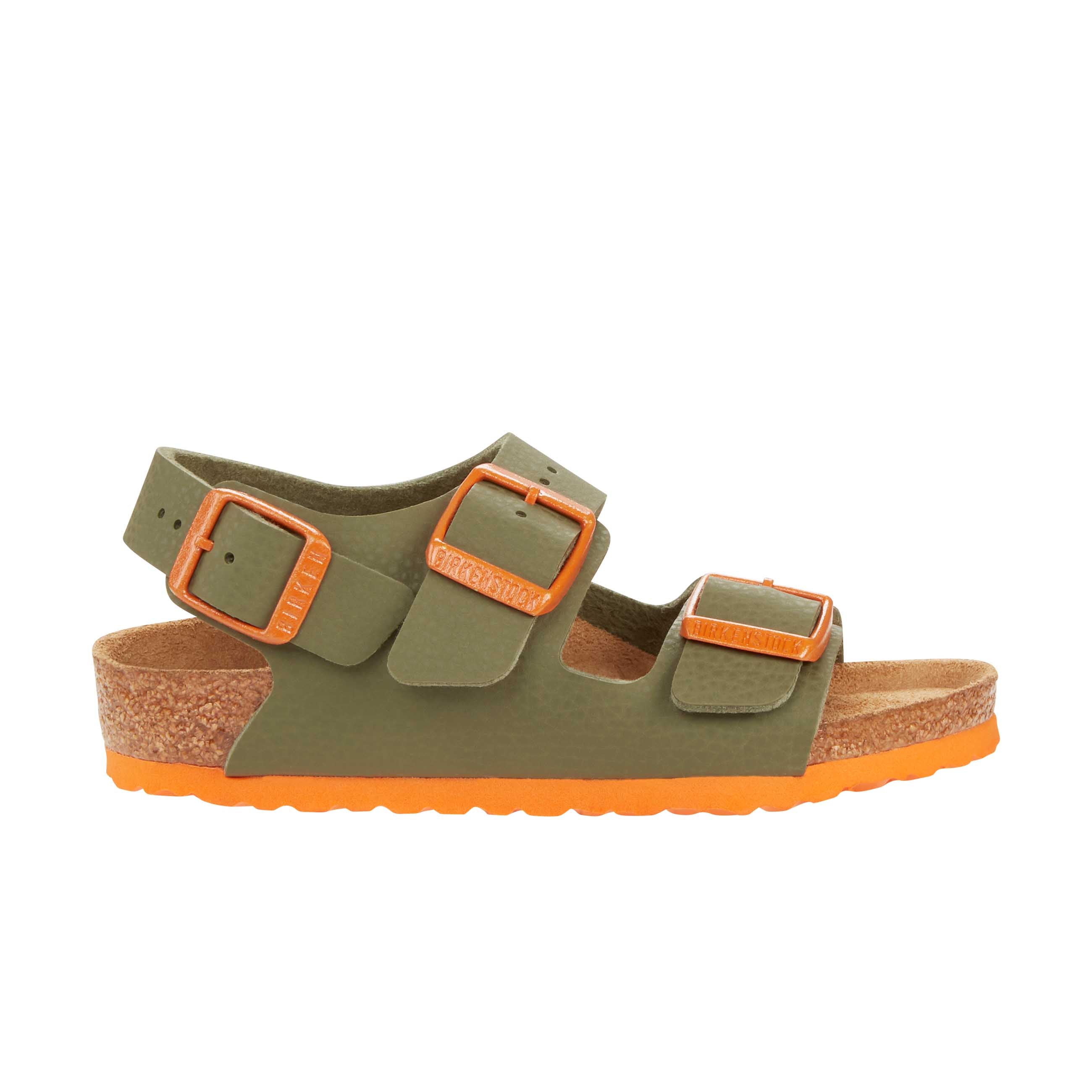 Milano Kids Desert Soil Moss Green/Orange Birko-Flor