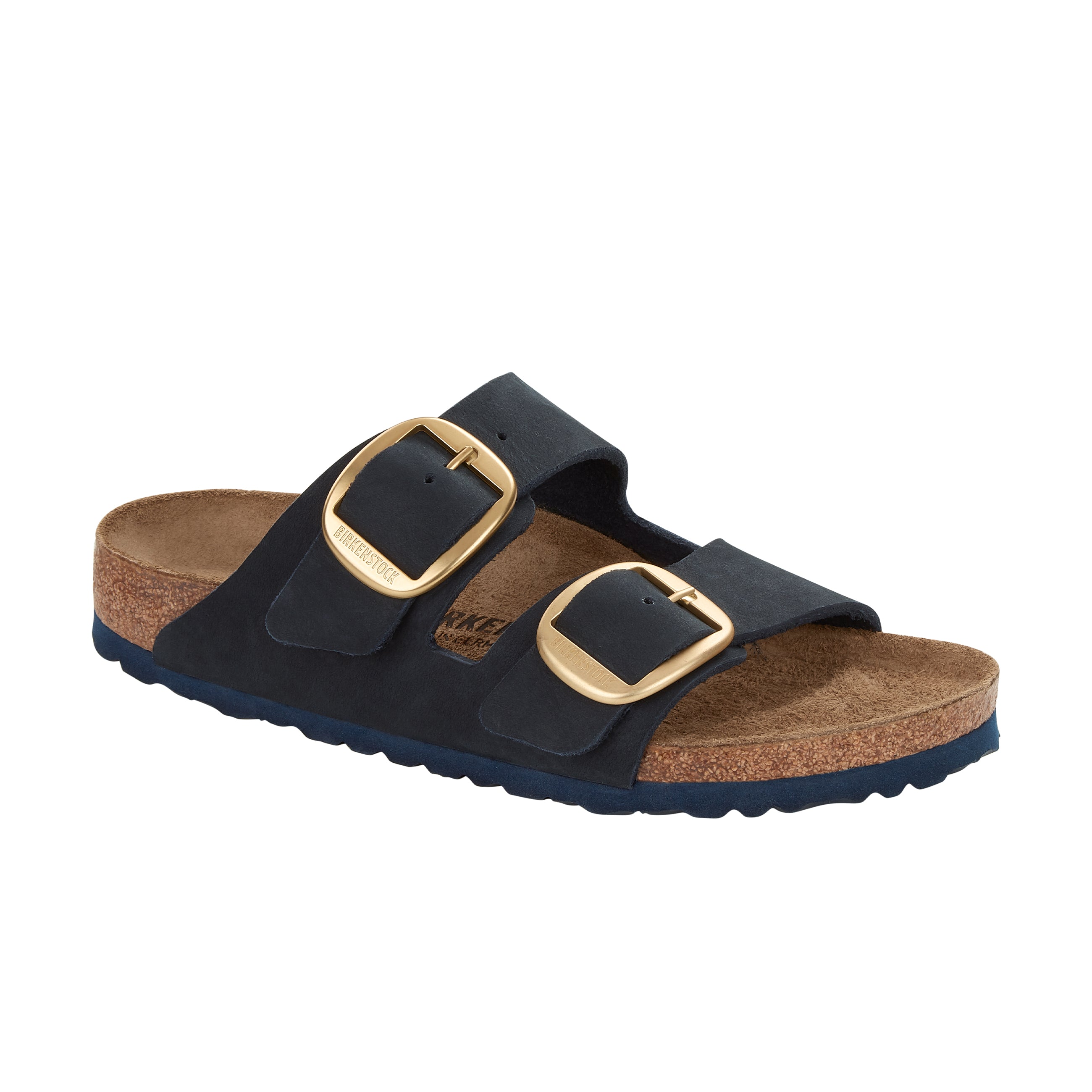Arizona Big Buckle Midnight Nubuck Leather