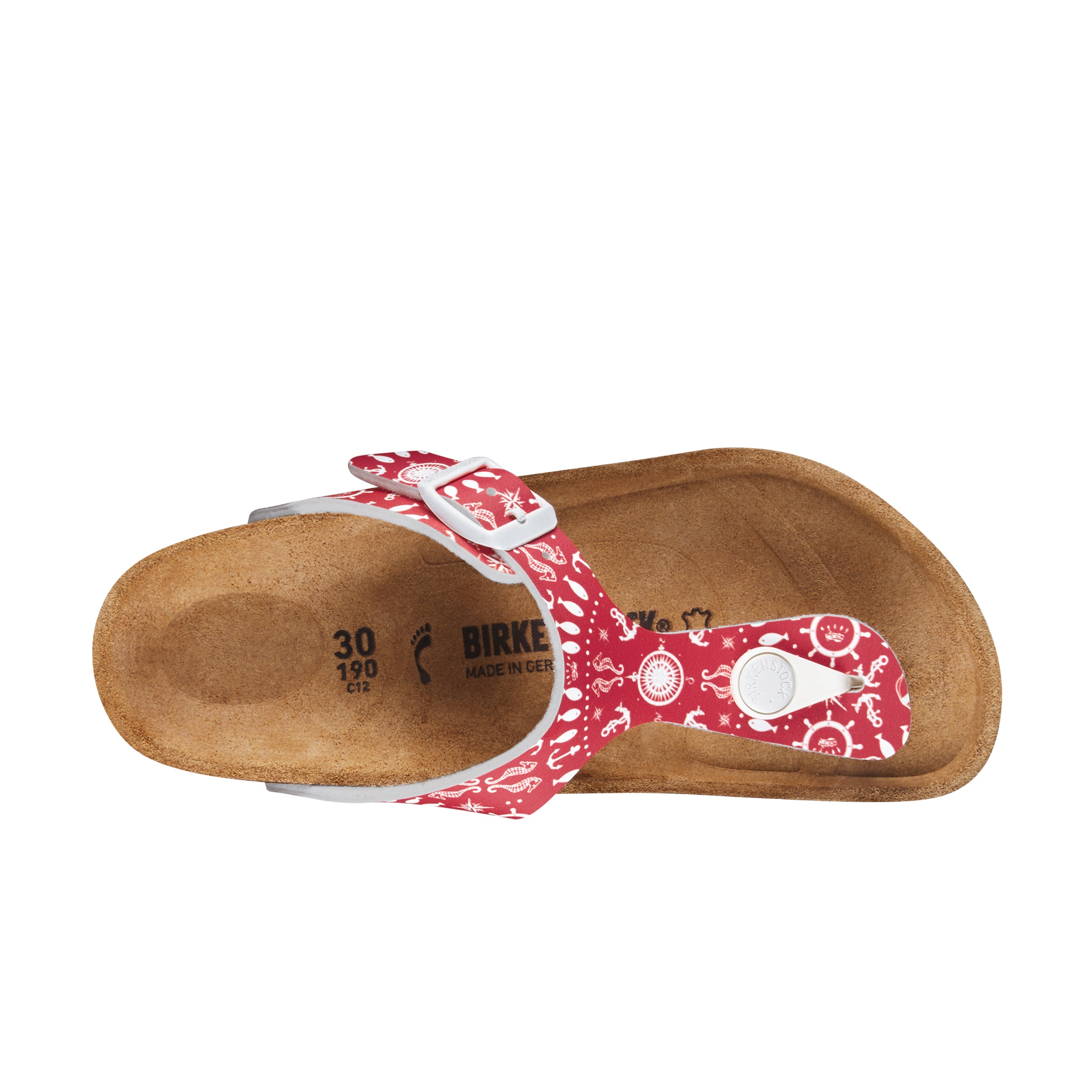 Gizeh Kids Nautical Print Red Birko-Flor