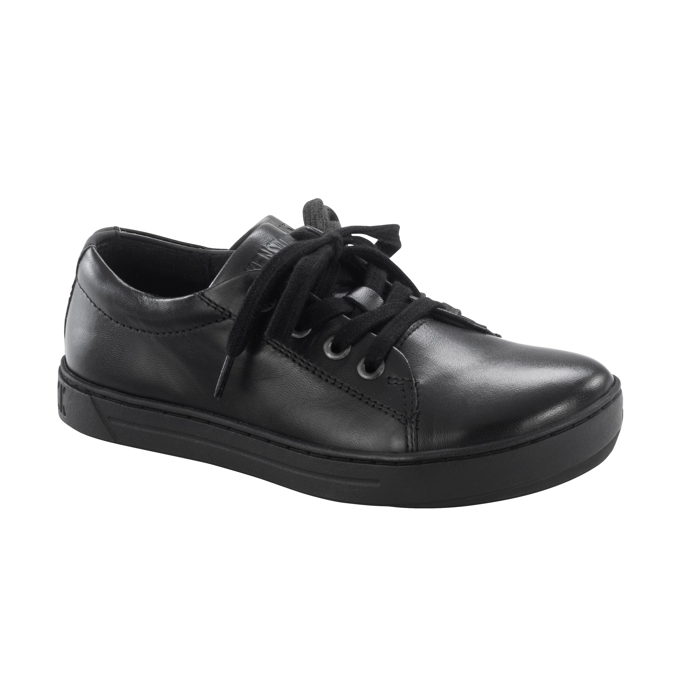 Arran Kids Black Smooth Leather