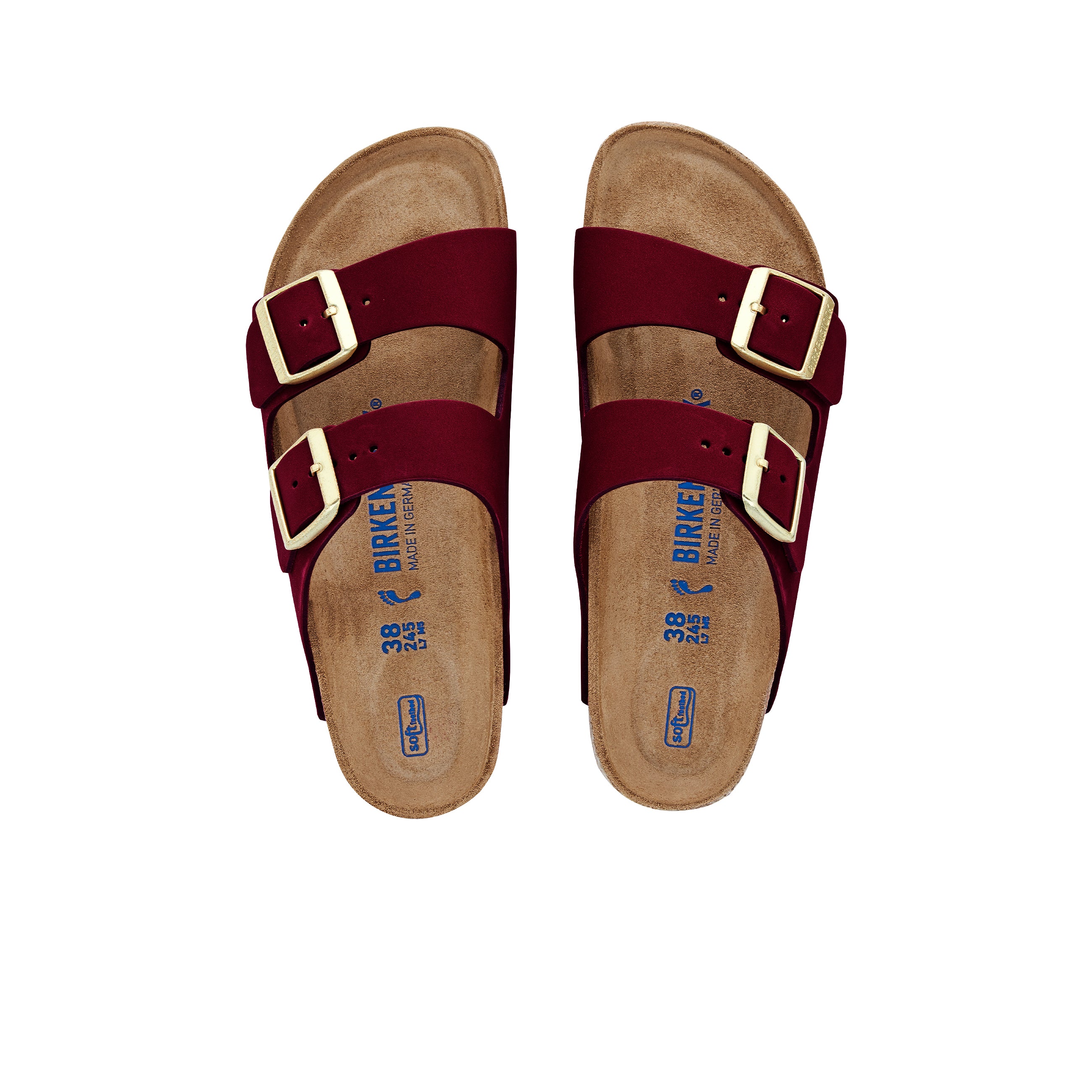 Arizona SFB Maroon Nubuck Leather
