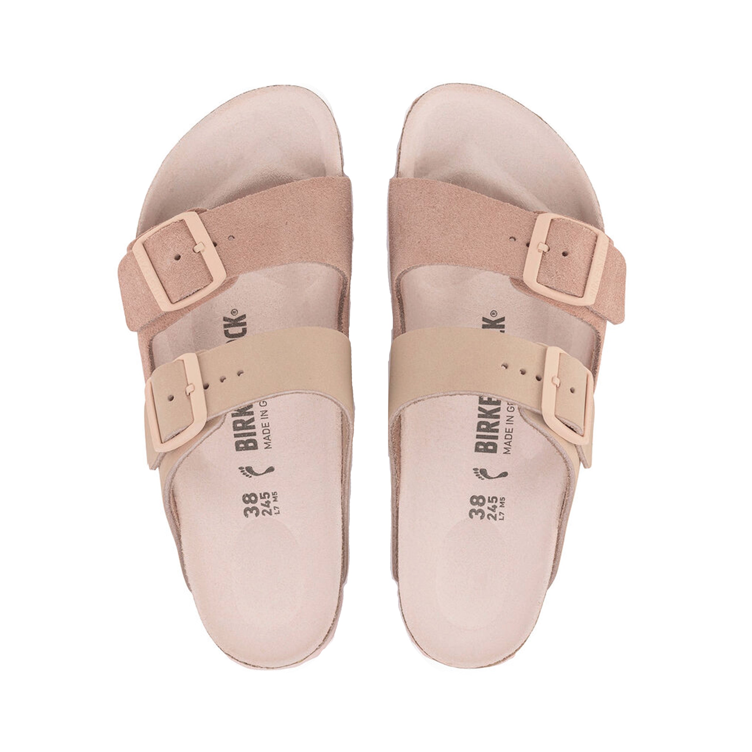 Arizona Split Light Rose Nubuck/Suede Leather