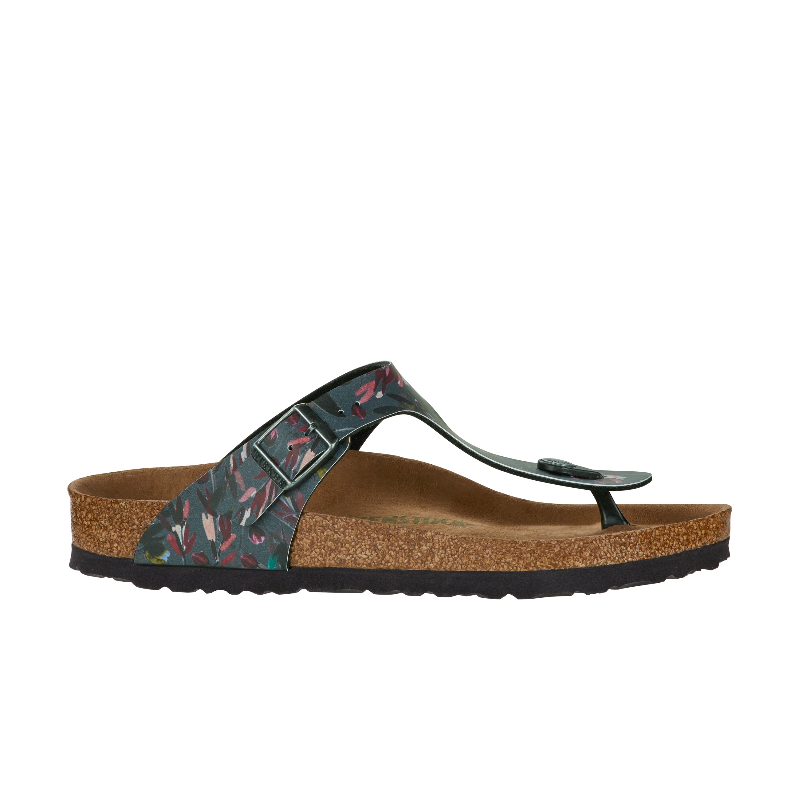 Gizeh Floral Fade Anthracite Vegan Birko-Flor