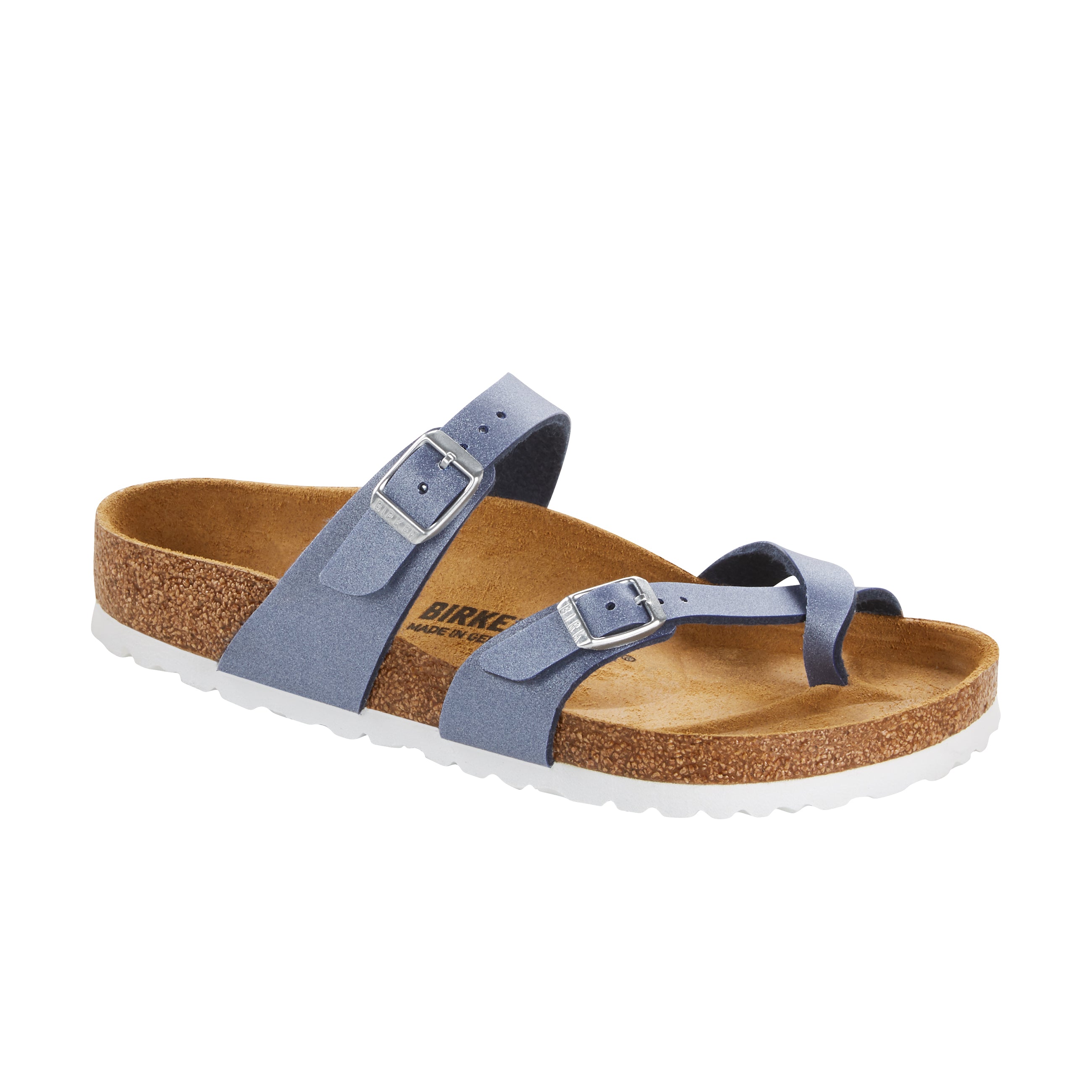 Mayari Icy Metallic Azure Blue Birko-Flor