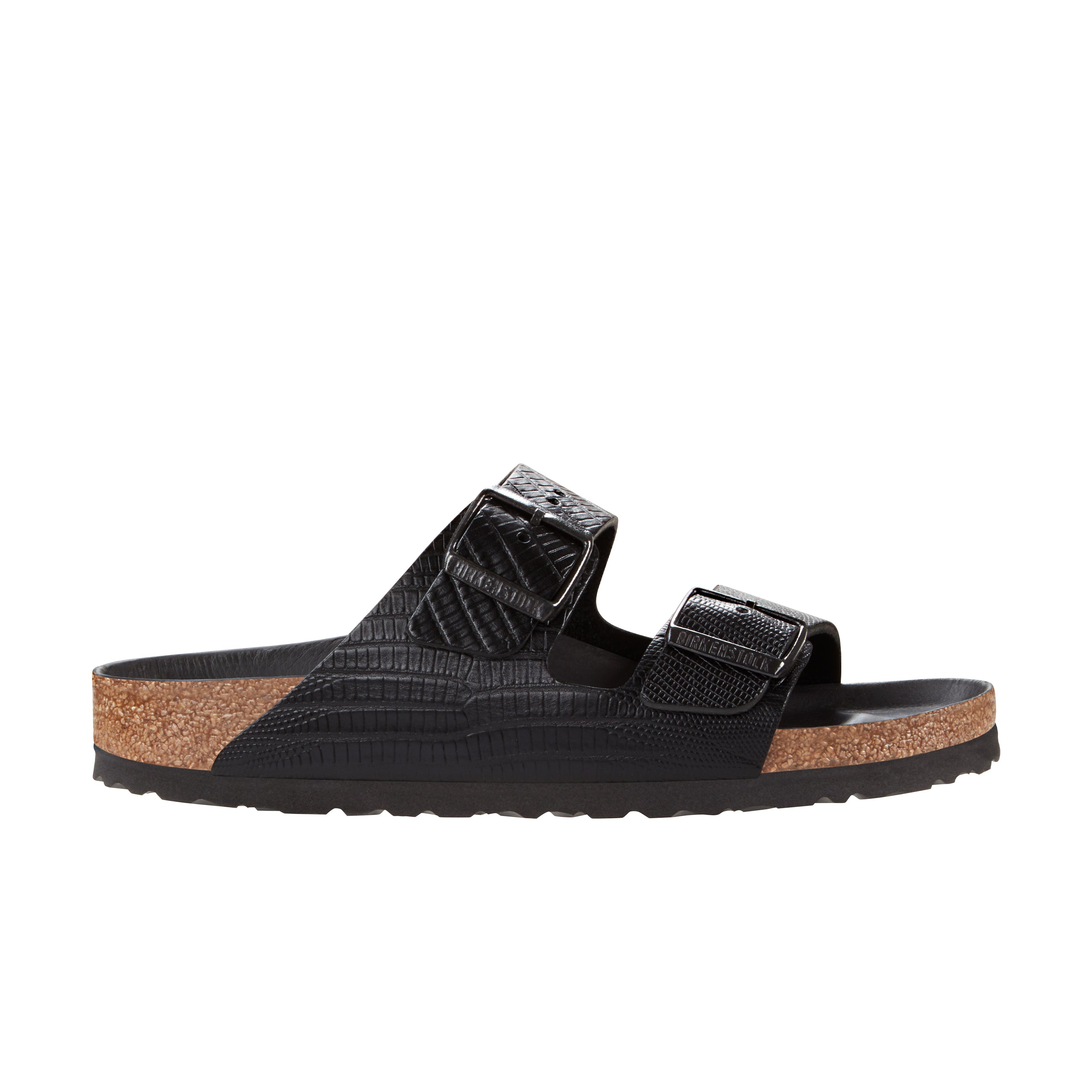 Arizona Black Embossed Smooth Leather