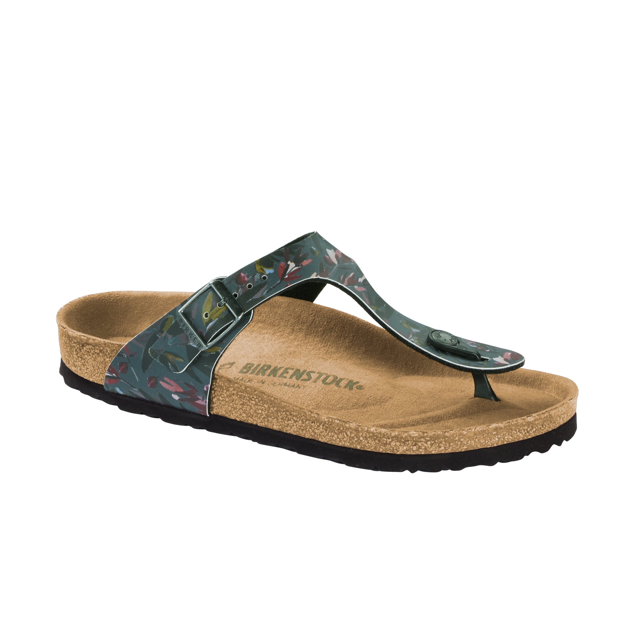 Gizeh Floral Fade Anthracite Vegan Birko-Flor