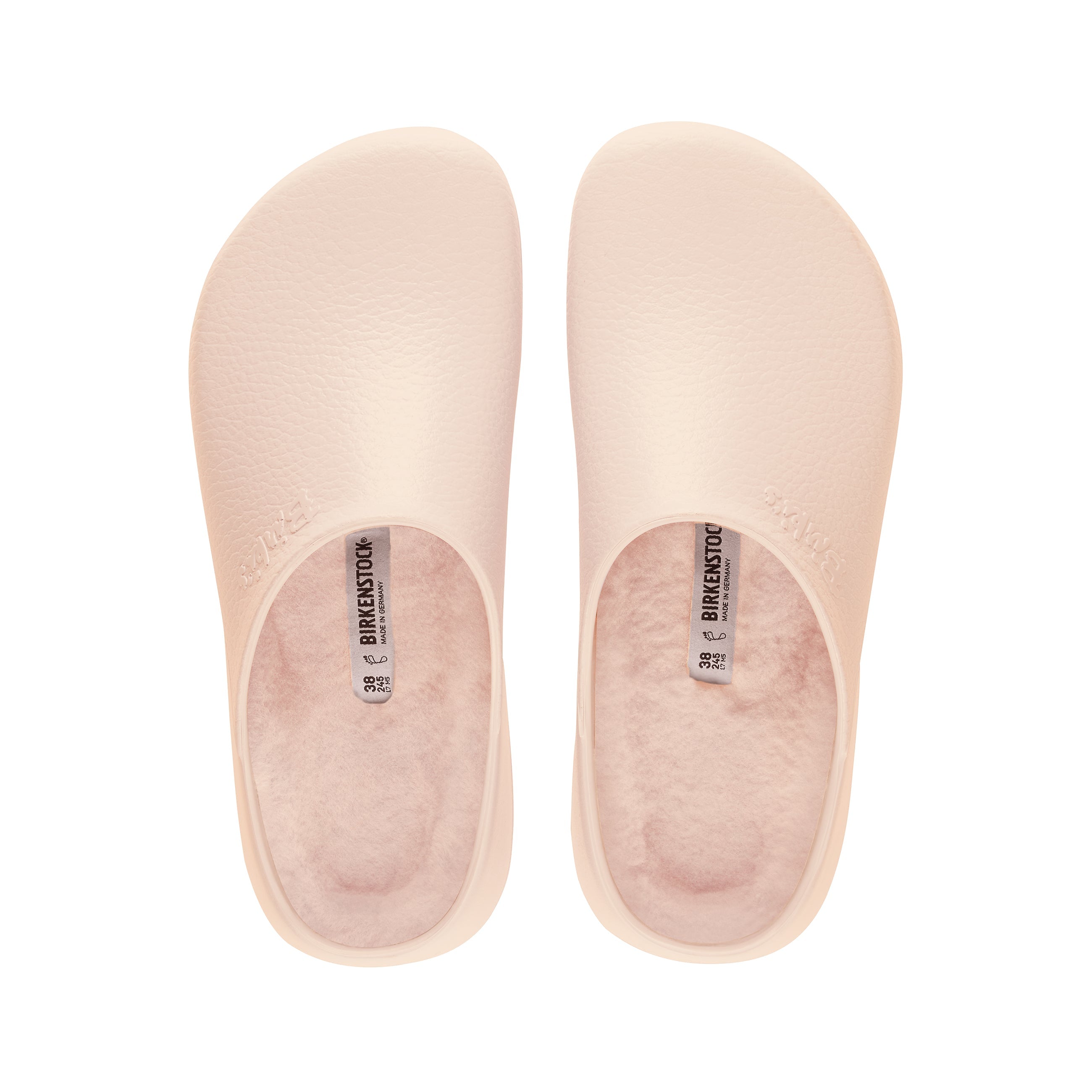 Super Birki Light Rose Polyurethane/Shearling