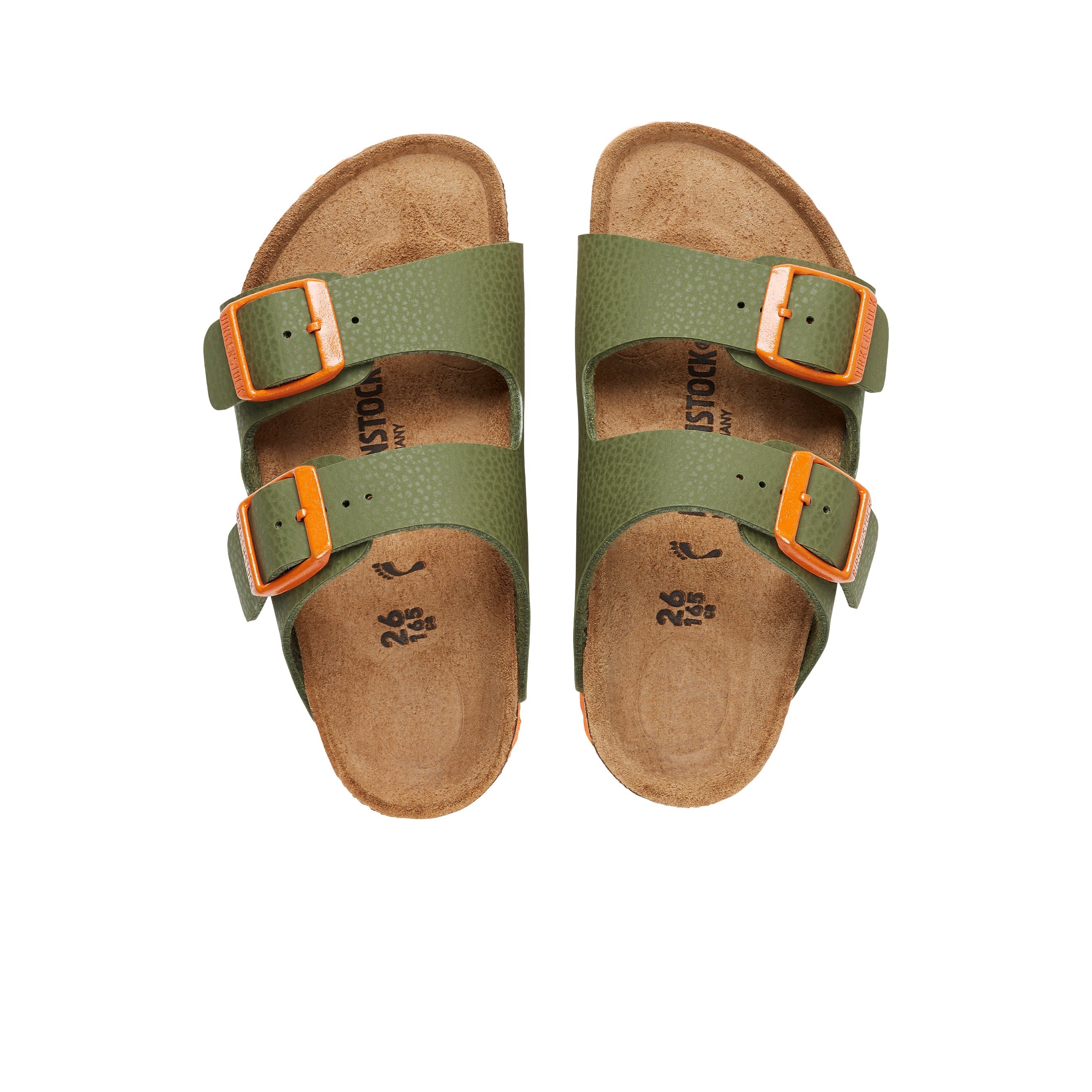 Arizona Kids Desert Soil Moss Green/Orange Birko-Flor