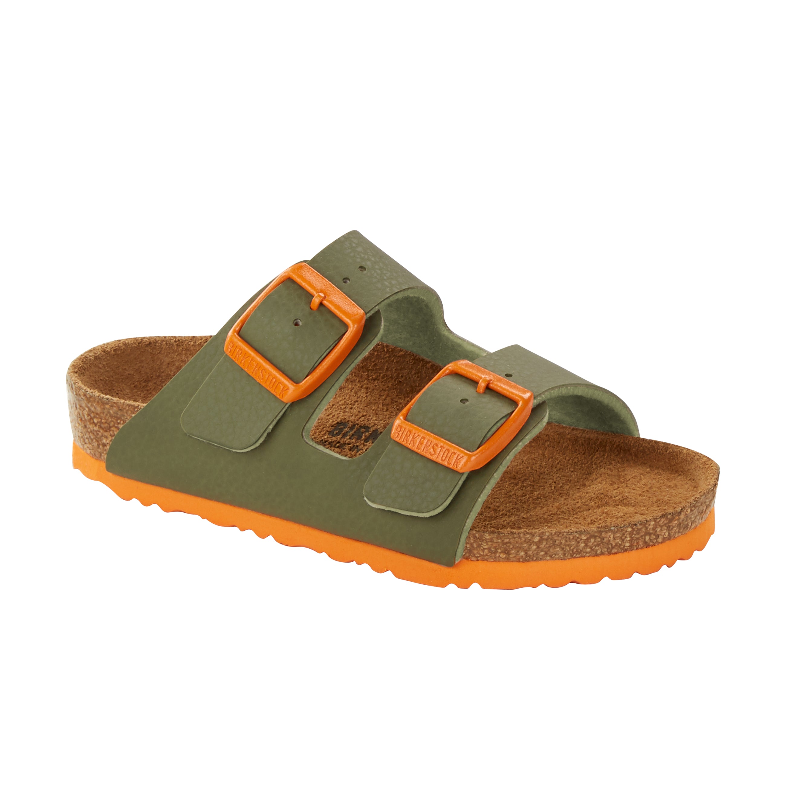 Arizona Kids Desert Soil Moss Green/Orange Birko-Flor
