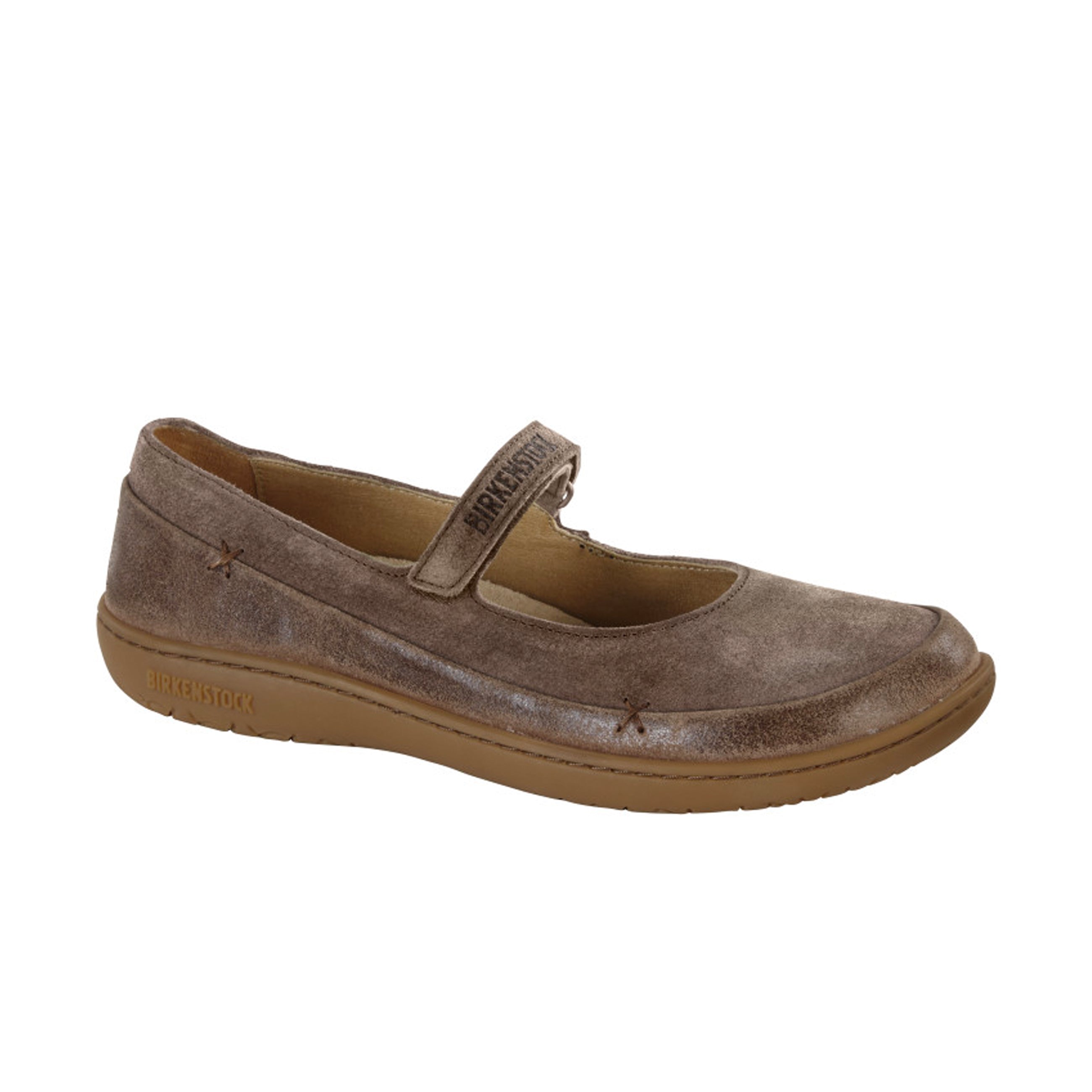 Iona Taupe Suede Leather