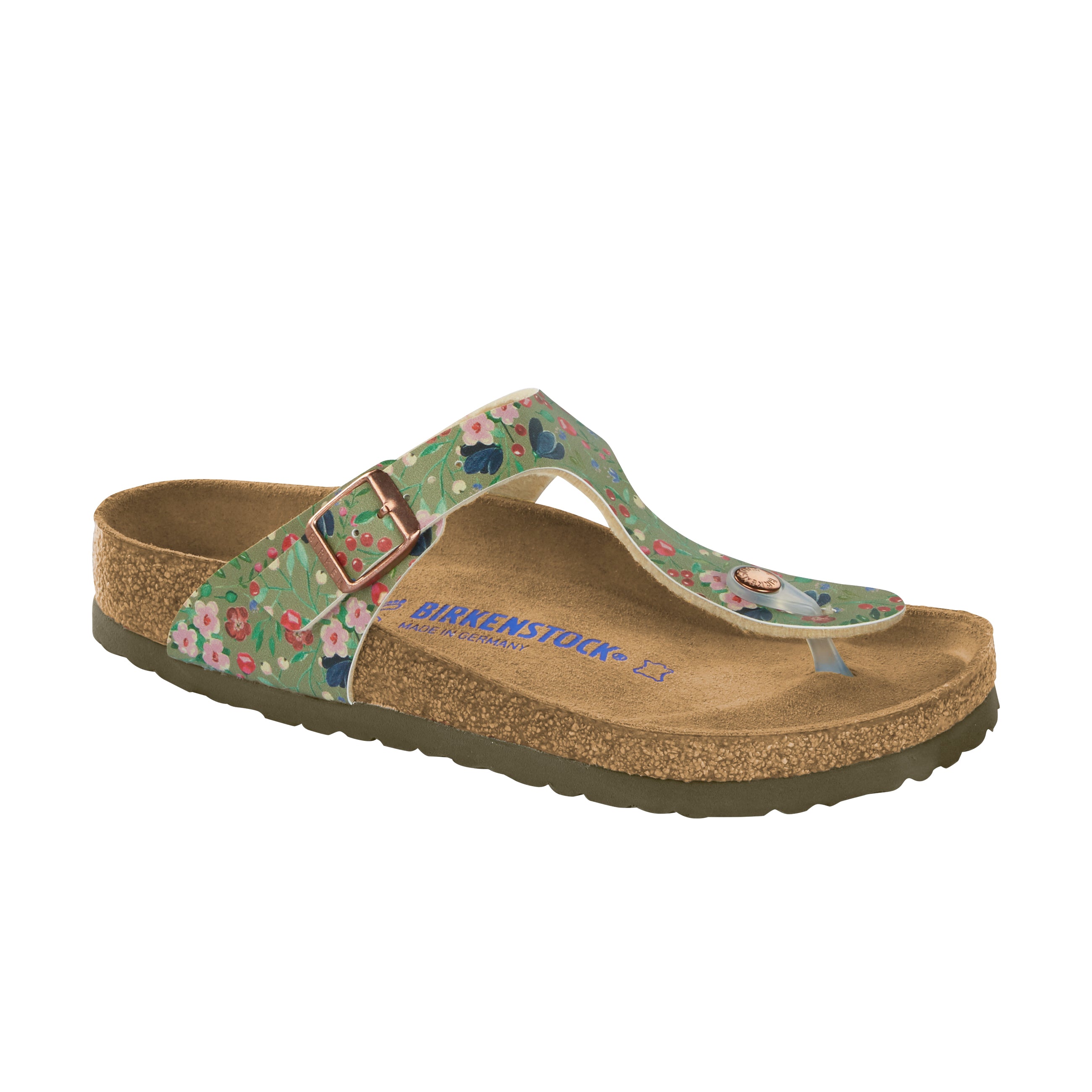 Gizeh SFB Meadow Flowers Khaki Birko-Flor