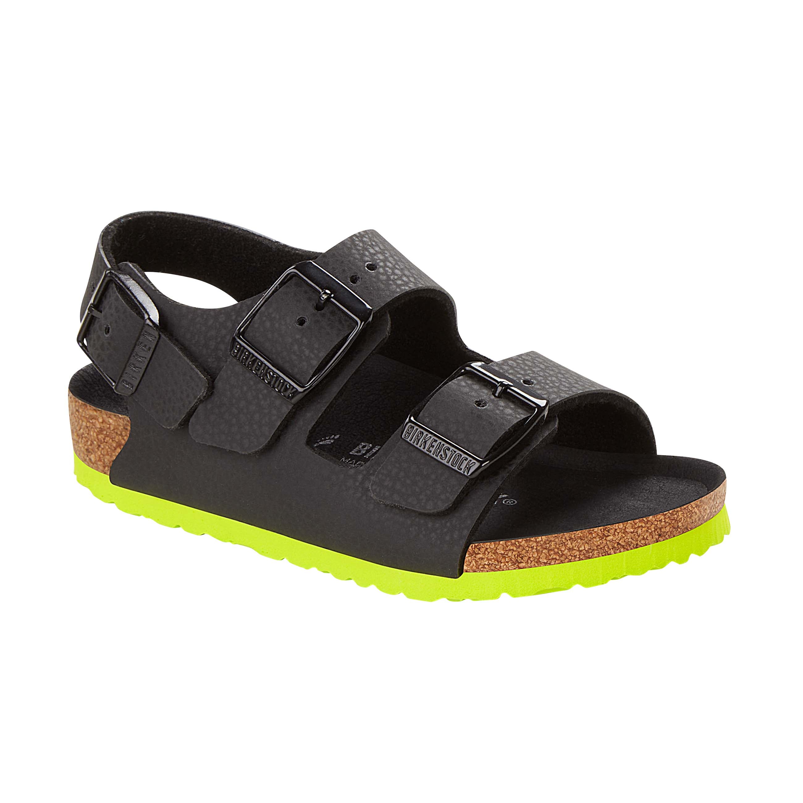 Milano Kids Desert Soil Black/Lime Birko-Flor