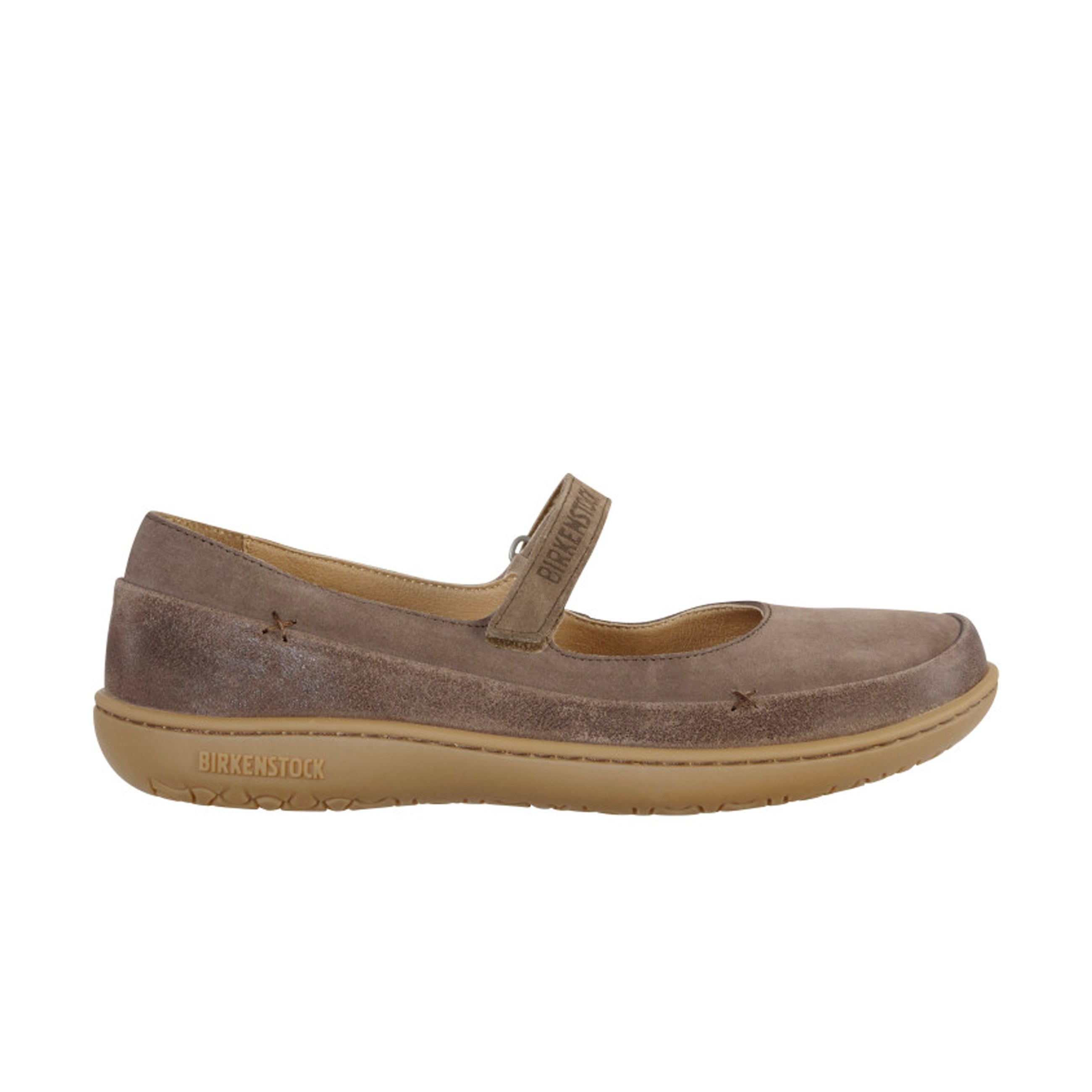 Iona Taupe Suede Leather