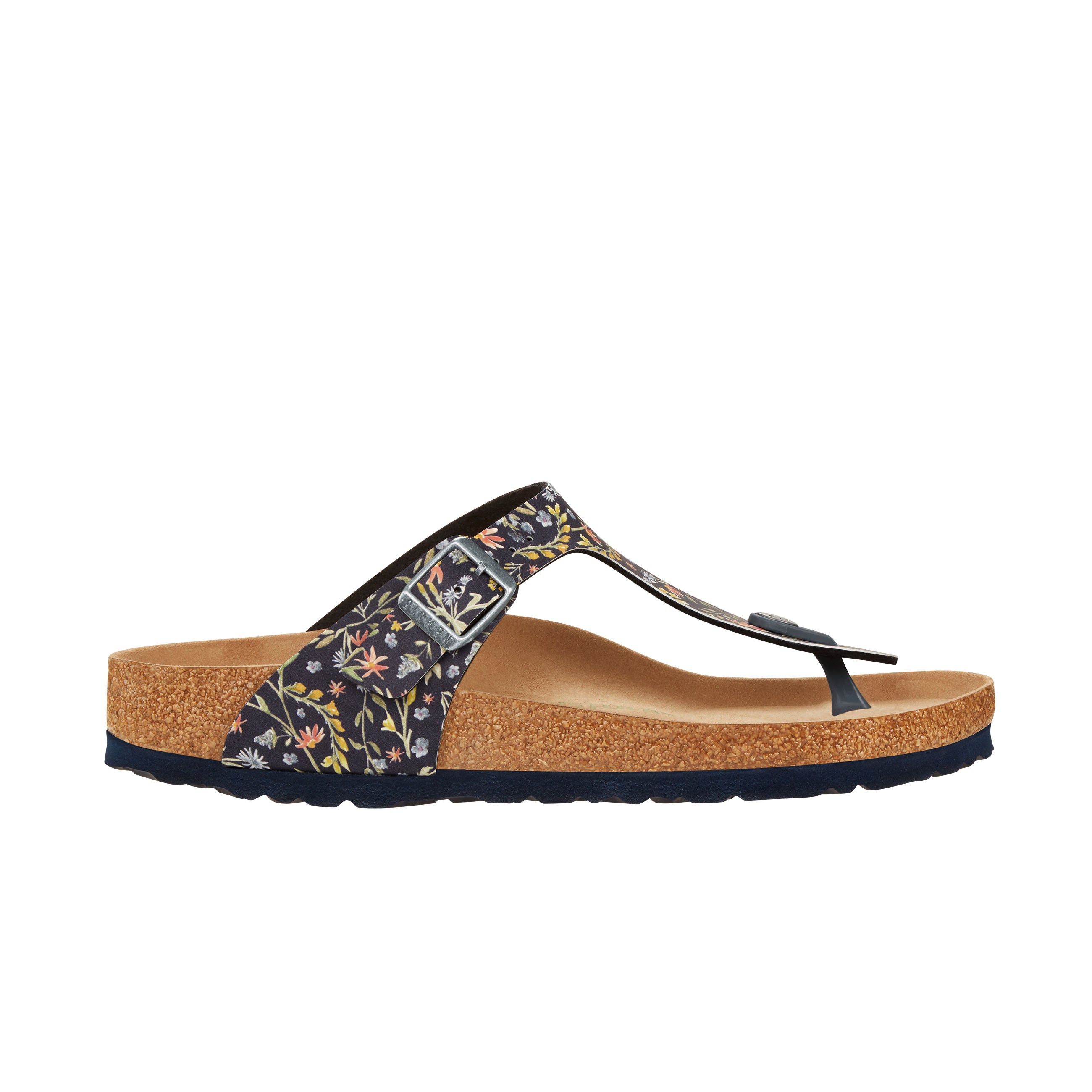 Gizeh Navy Flower Birko-Flor/Microfibre Vegan