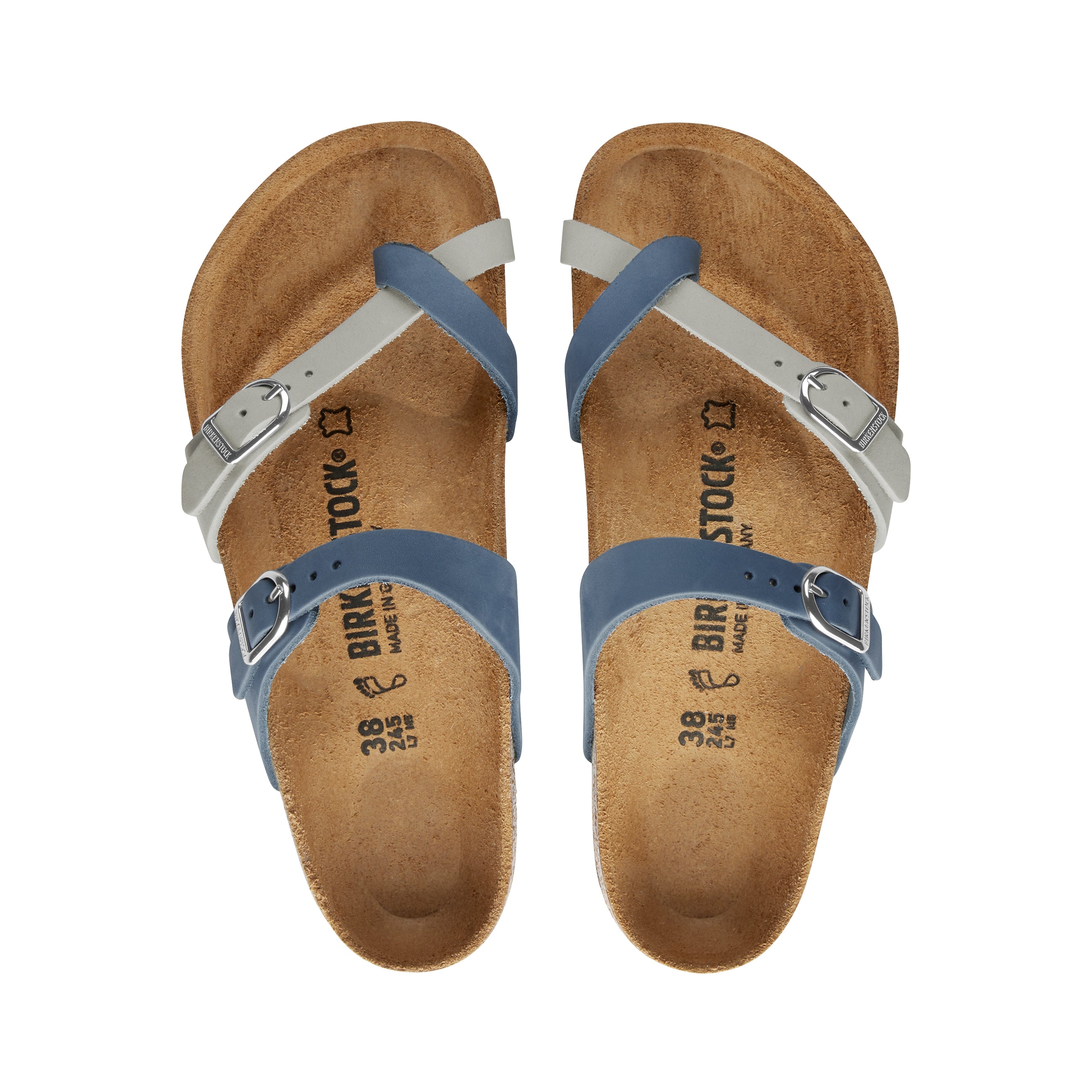 Mayari Dove Blue/Mineral Nubuck Leather