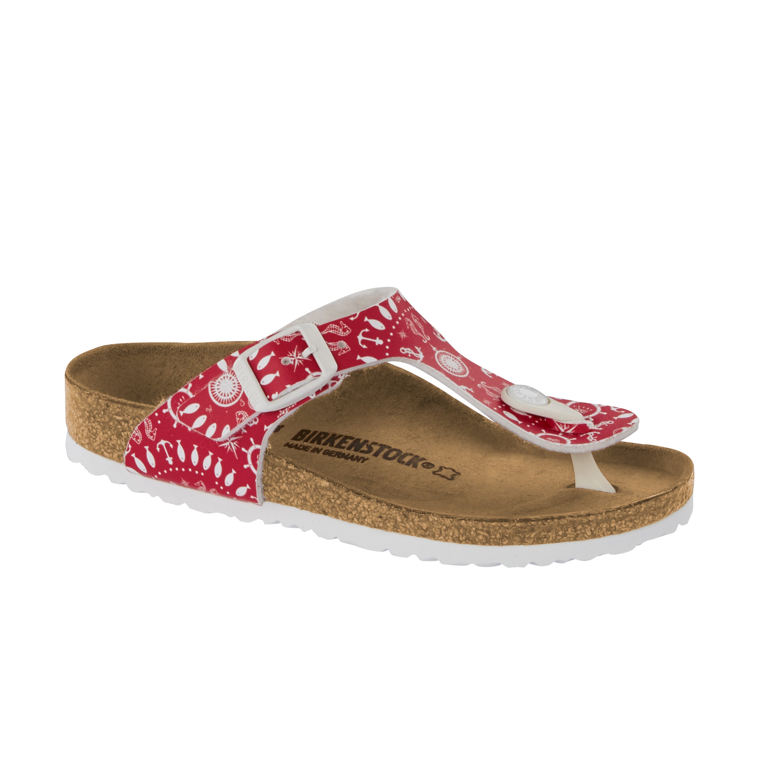 Gizeh Kids Nautical Print Red Birko-Flor