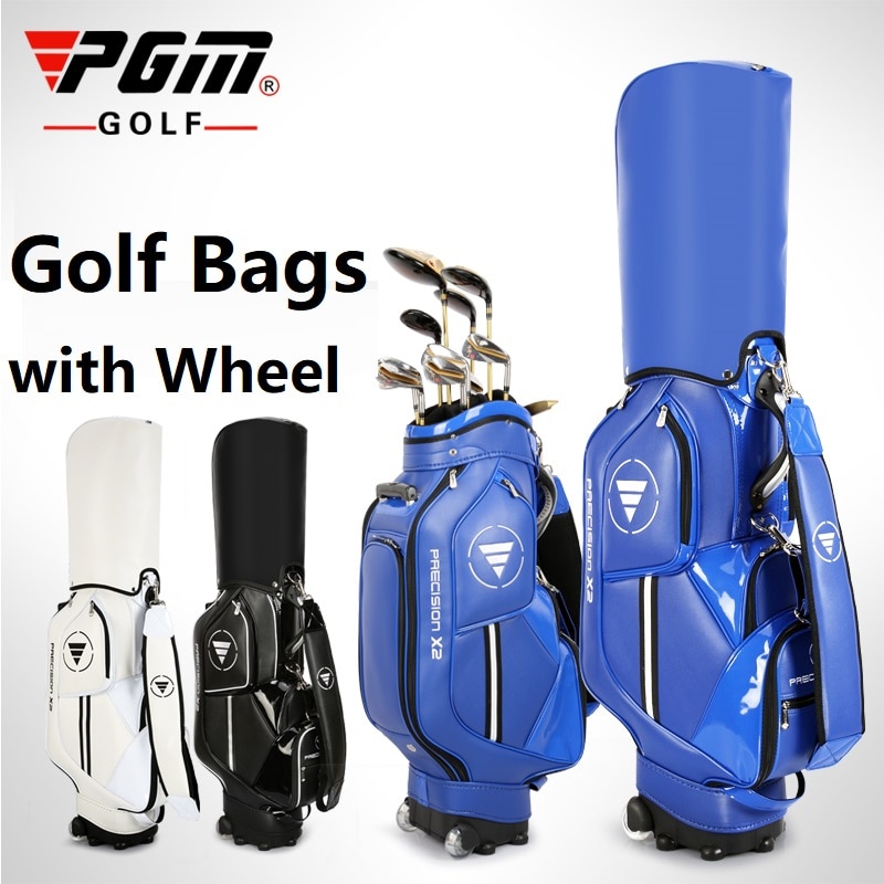 PGM Golf Standard Ball Bag Professional Leather PU Waterproof Golf Cart