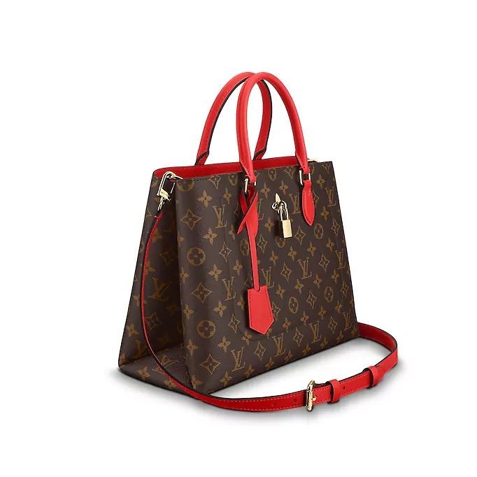 Louis Vuitton Flower Tote Monogram Red Trim M43553 Bag