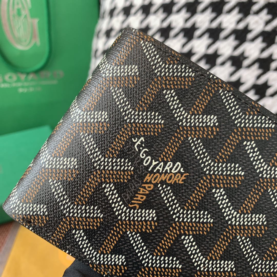 [TOP] Goyard Folding Wallet - Black