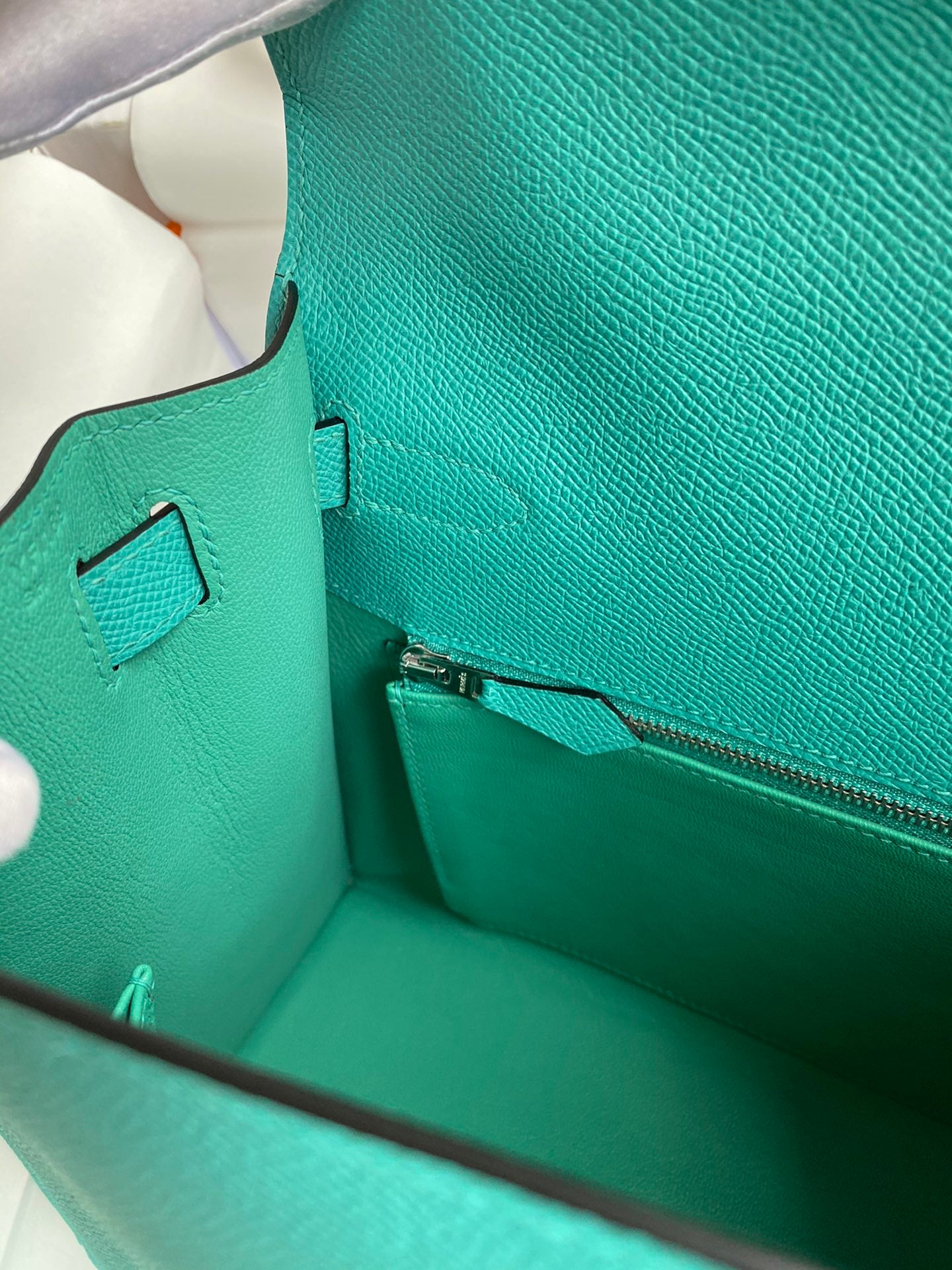 [TOP] HERMES K28 Epsom Bag - Vert Verone