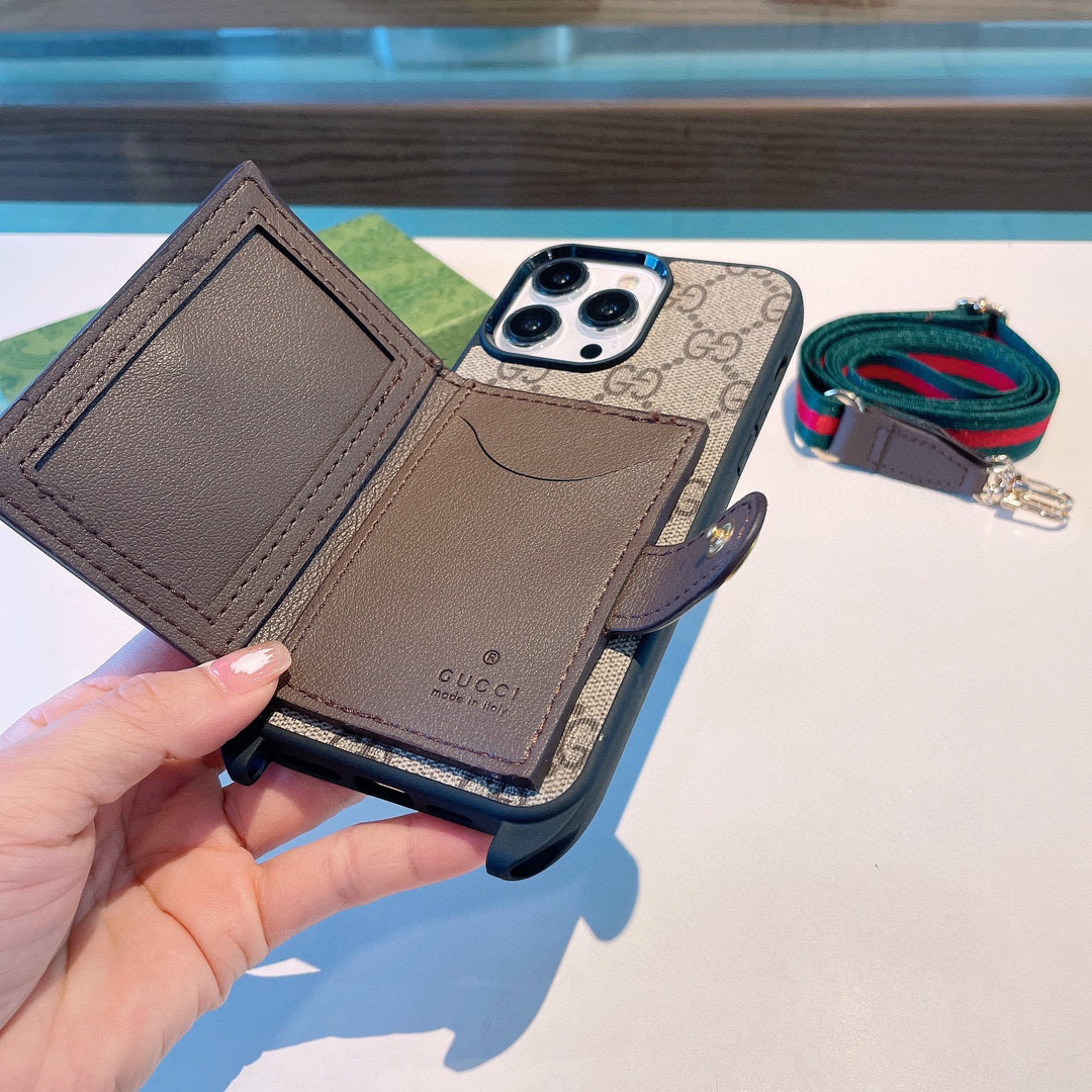 [TOP] GUCCI Phonecase with Cardholder