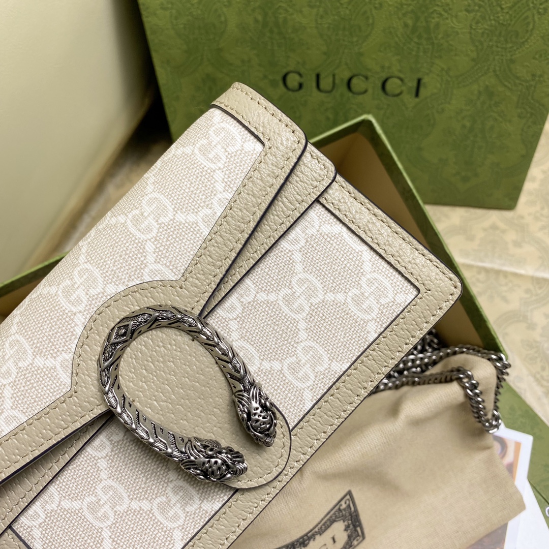 [TOP] GUCCI Dionysus Series GG Mini Handbag 16.5x10x4cm
