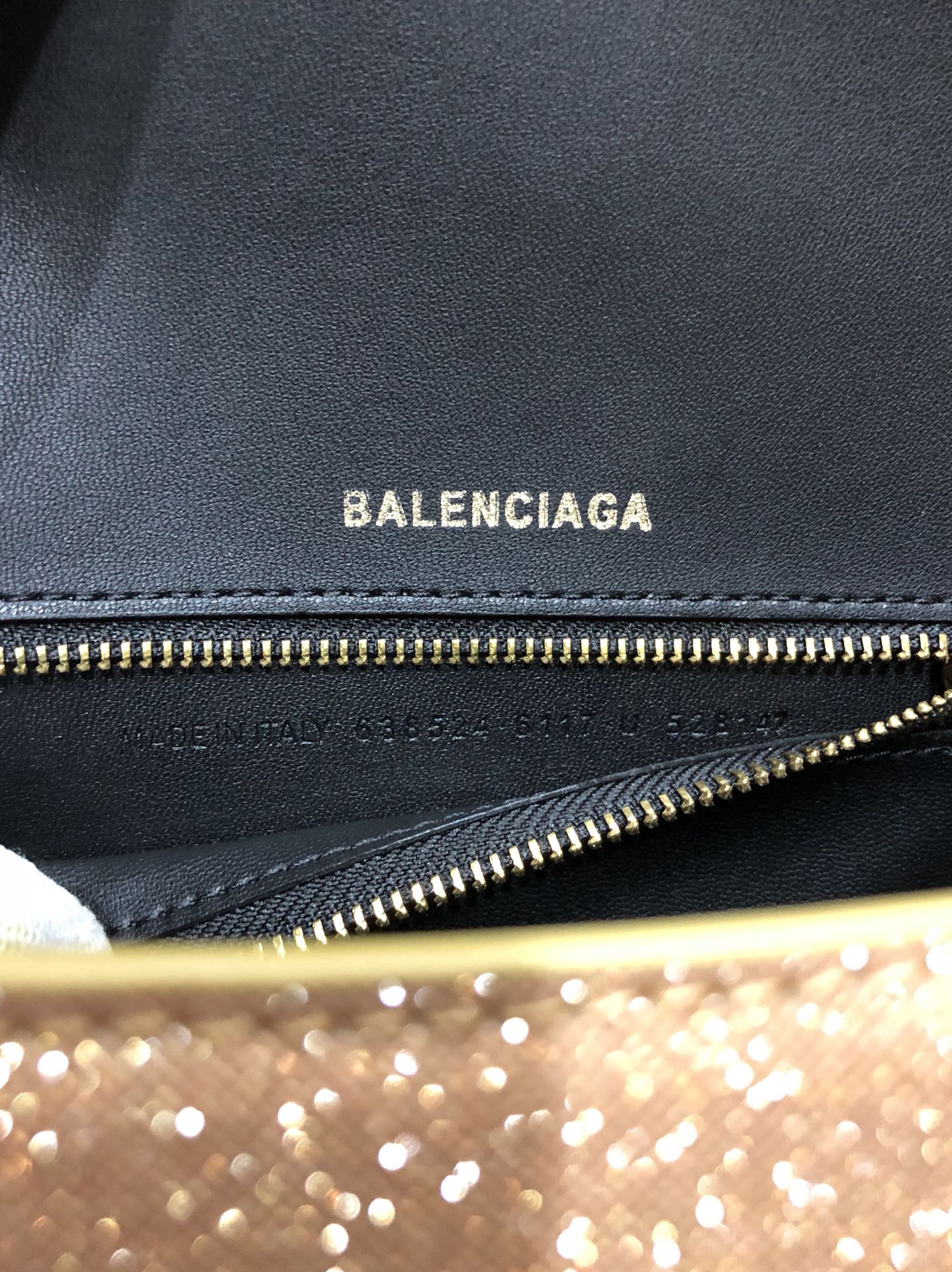 [TOP] BALENCIAGA Starry Sky Hourglass Bag 19/23cm - Brown