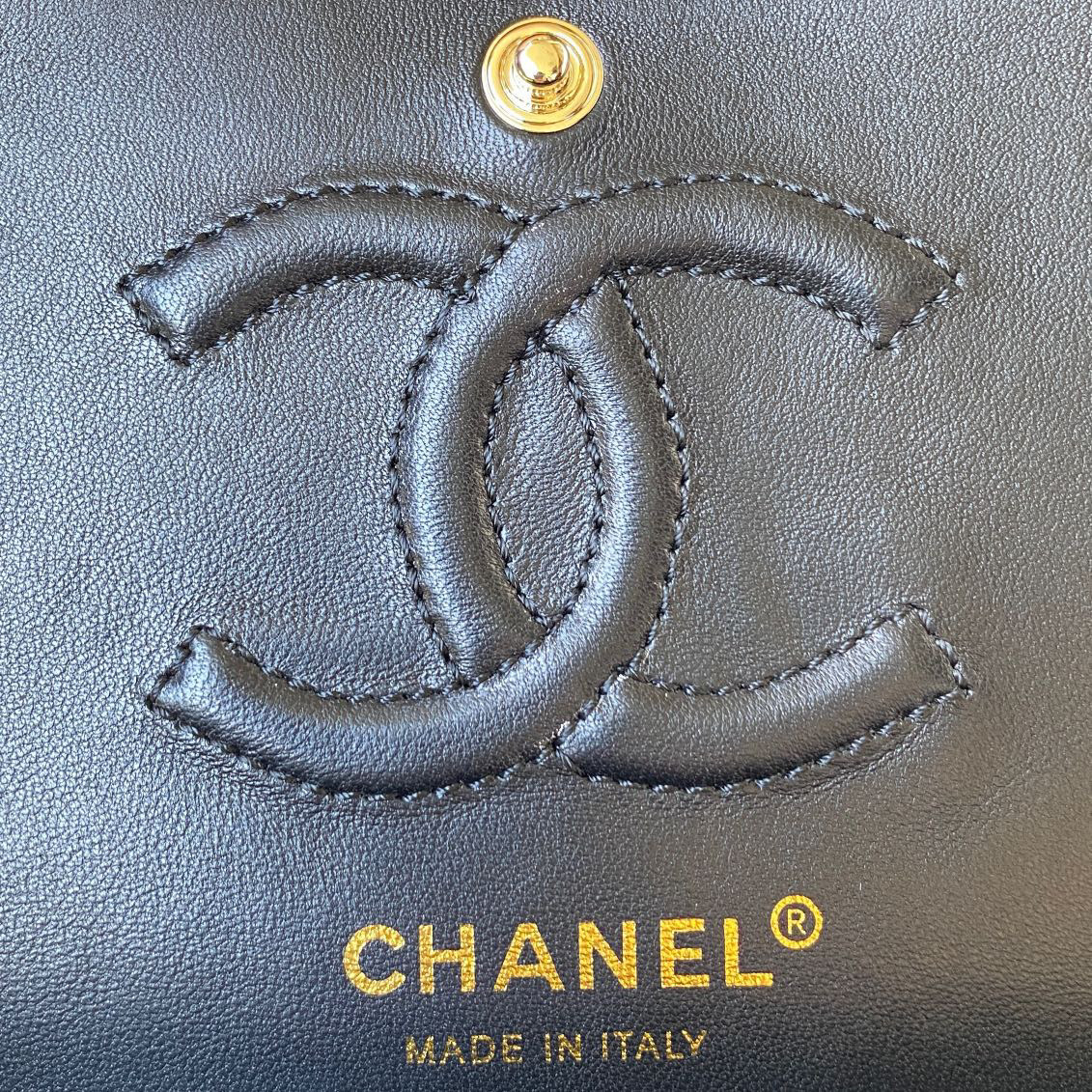 [TOP] CHANEL Classic Flap Bag Tweed Medium 25.5cm - Multicolour & GHW