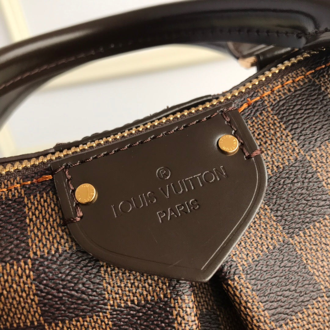 [TOP] Louis Vuitton LV  Siena MM 2WAY Shoulder Handbag  34 x 23 x 14 cm-Brown