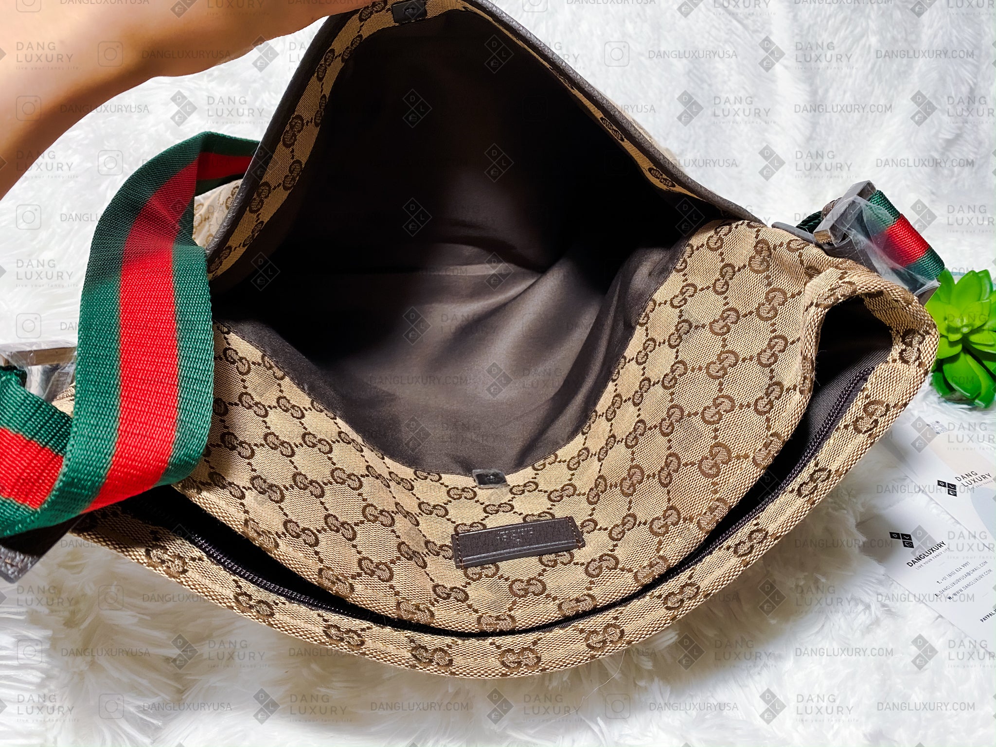 [TOP] GUCCI Supreme Messenger Shoulder Bag