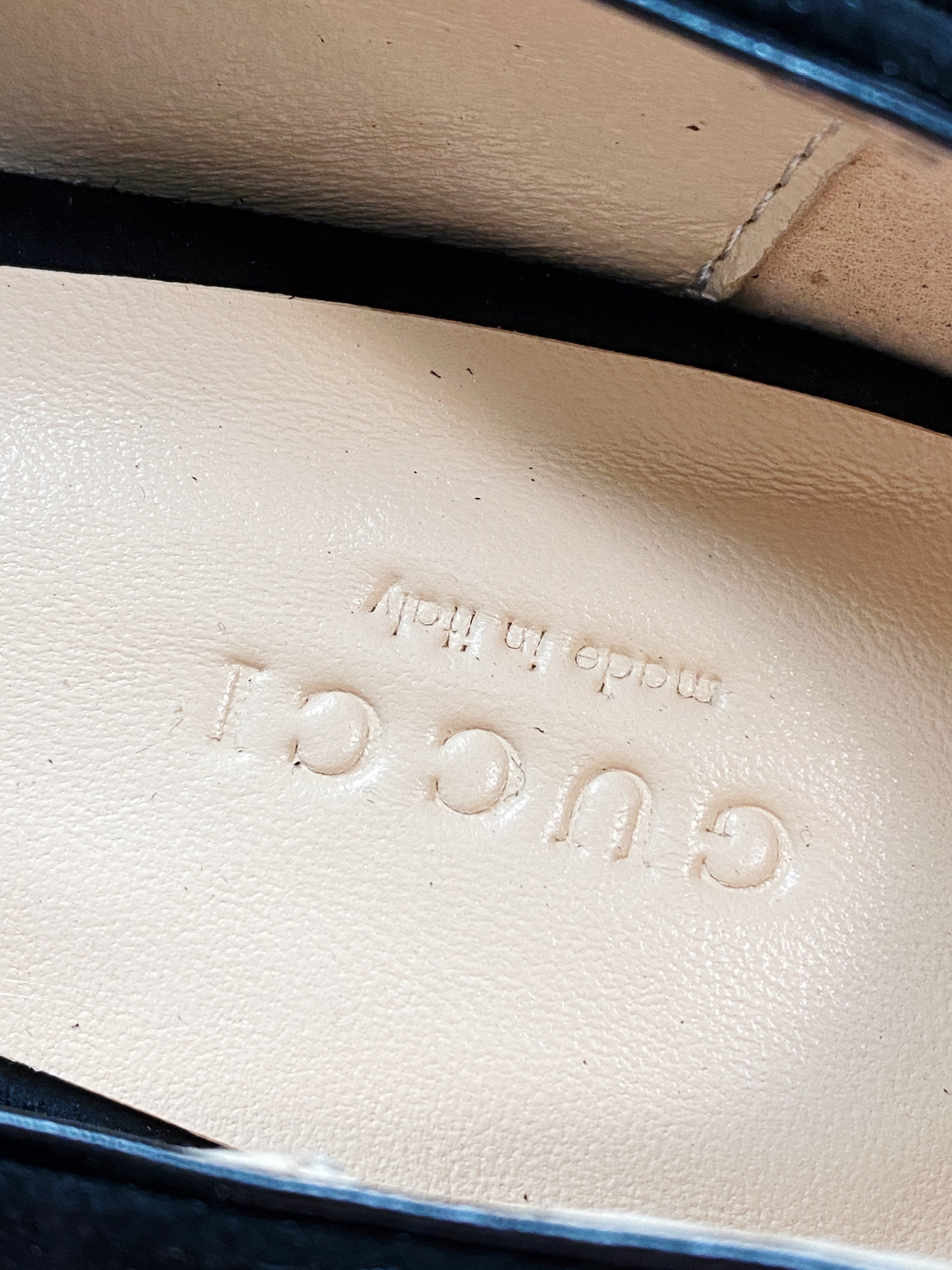 [TOP] GUCCI GG Marmont Suede Pump Midheels - Black