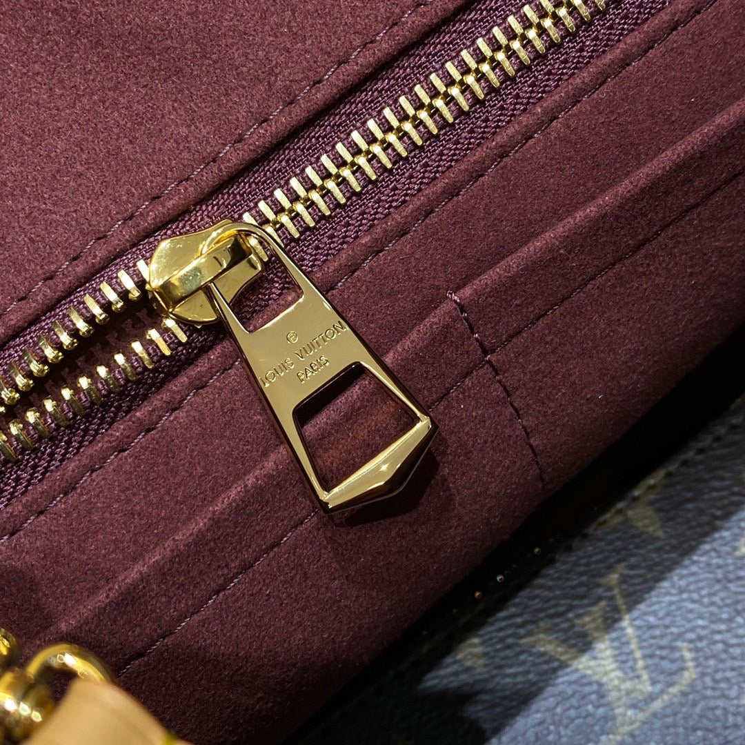 [TOP] Louis Vuitton LV Carryall Monogram Bag-2 sizes-Brown