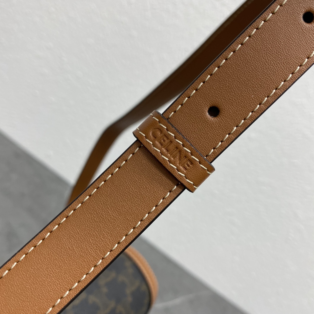 [TOP] CELINE Triomphe Shoulder Bag 22-16-6