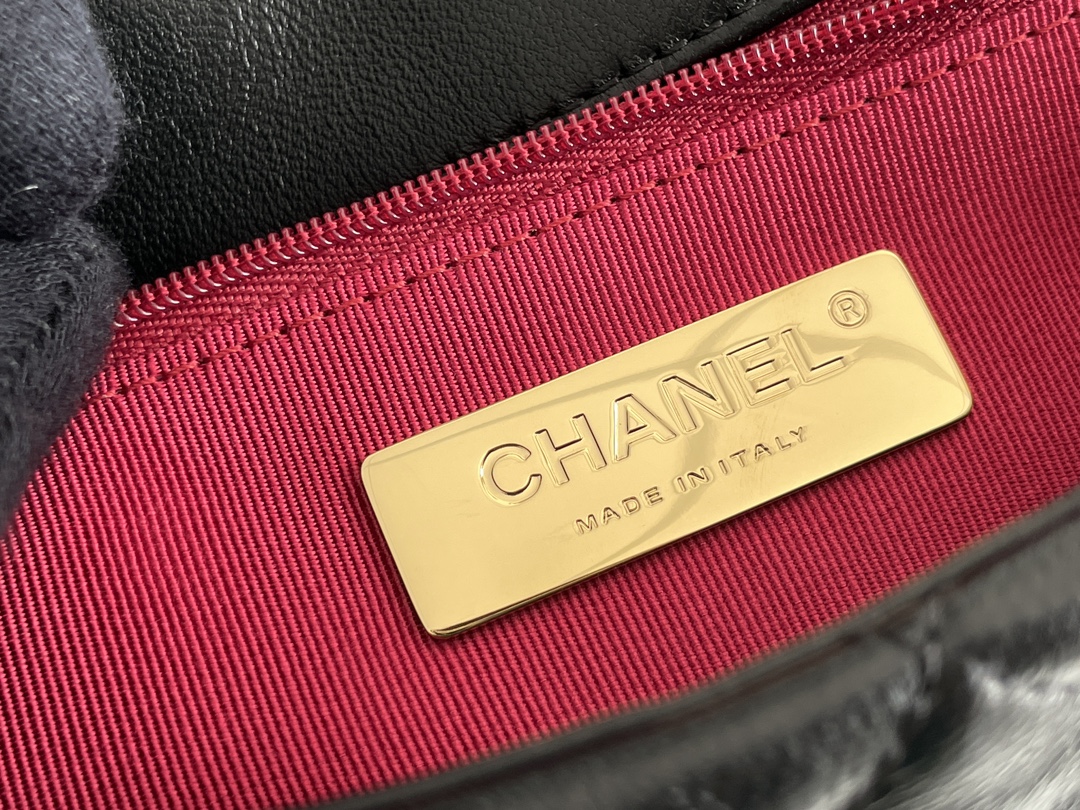 [TOP] CHANEL 19 Bag Maxi 30CM - Black