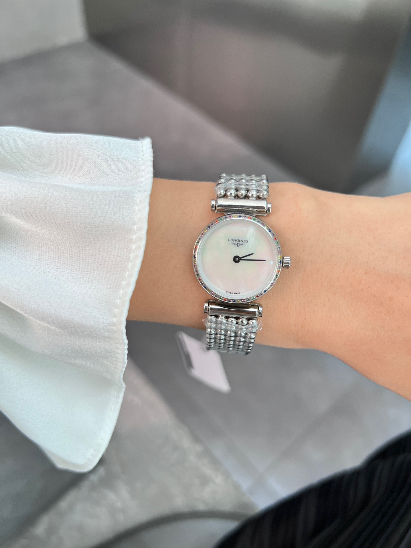 [TOP] LONGINES Colourful Diamonds Lady Watch - 2 Colors