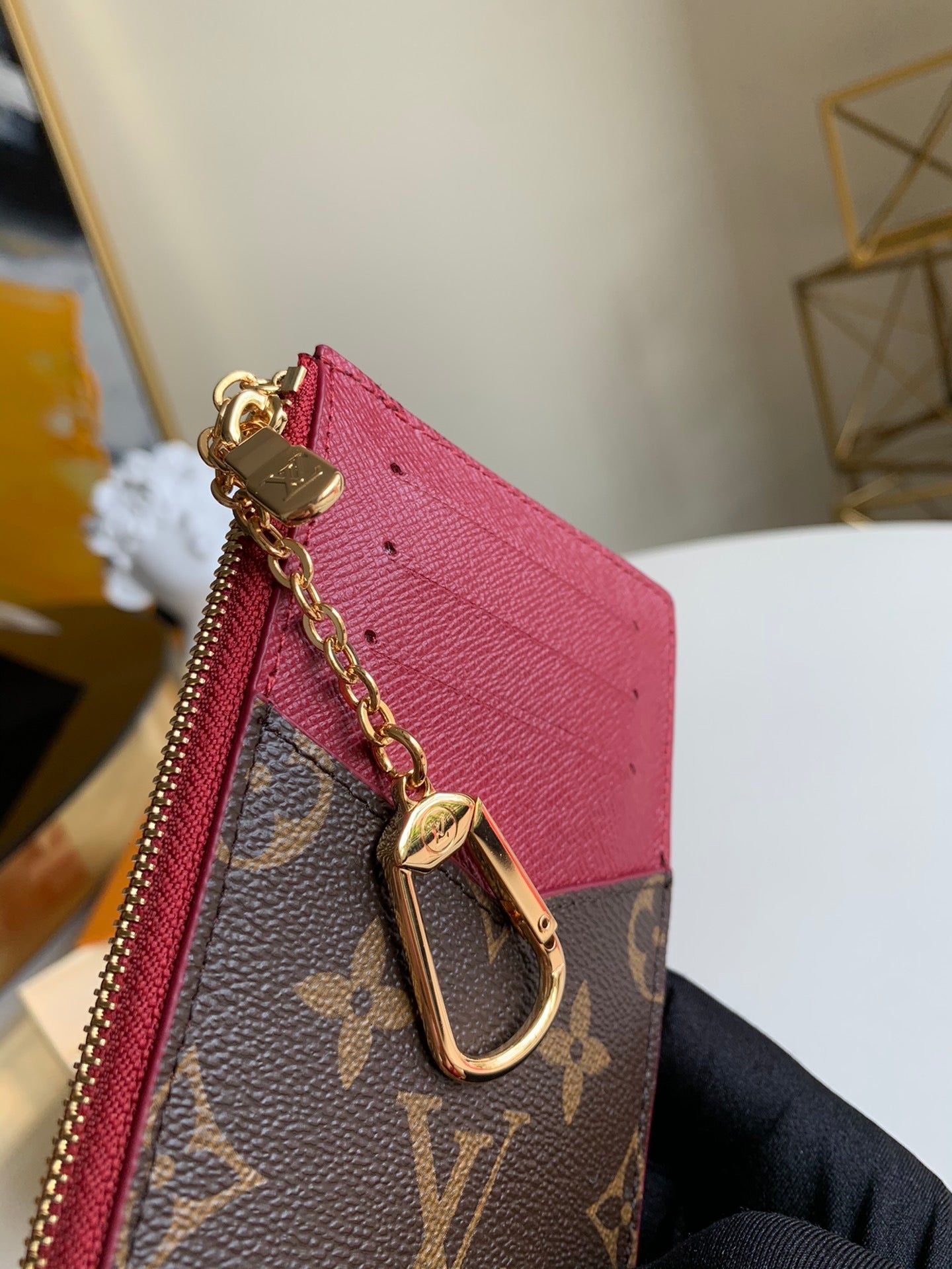 [TOP] Louis Vuitton LV LV Compact Key Wallet - Monogram