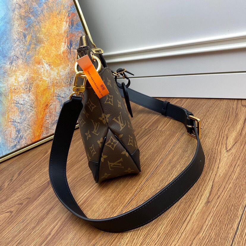 [TOP] Louis Vuitton LV ODEON MONOGRAM MM 28× 32 × 8 cm-Black