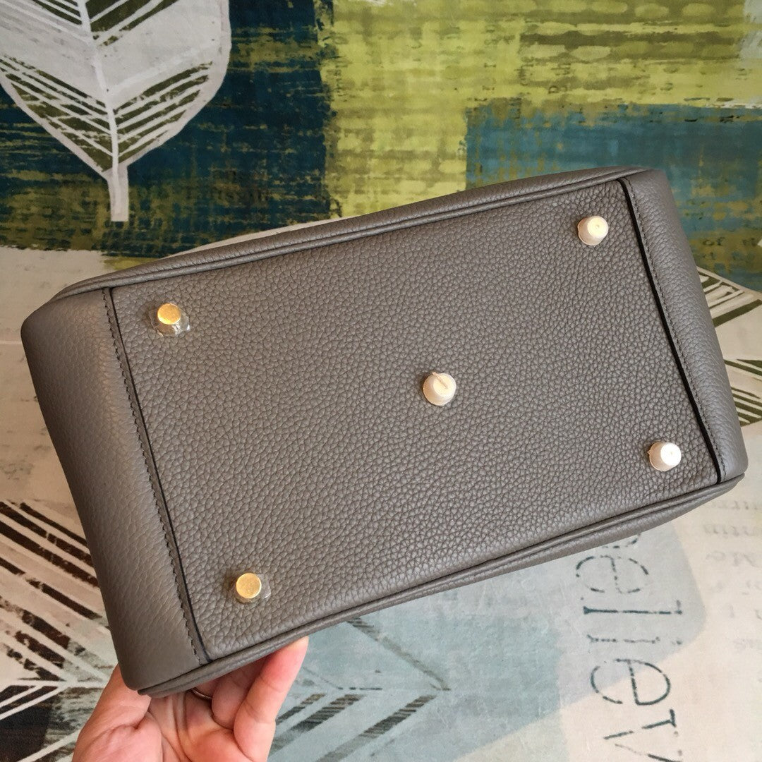 [TOP] HERMES Lindy 26cm - Dark Grey