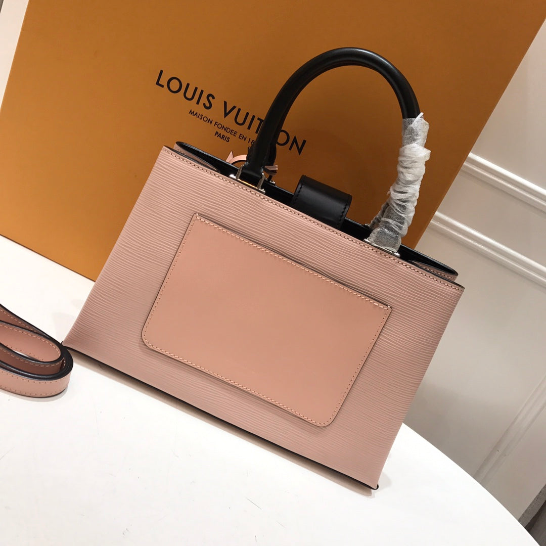 [TOP] Louis Vuitton LV L*V Epi Kleber PM Bag 31×20×11CM- Pink