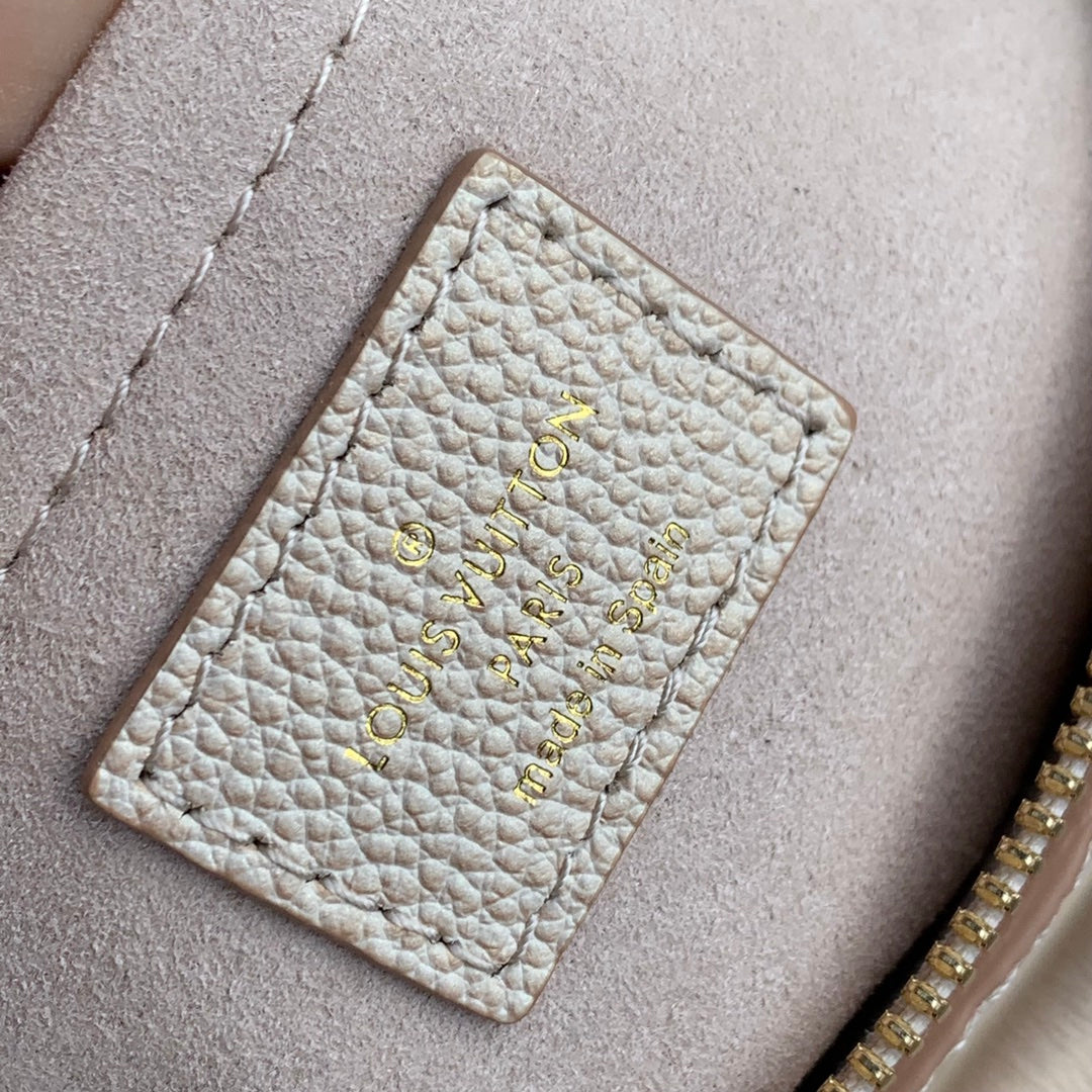 [TOP] Louis Vuitton LV  Speedy 20 Empreinte Stardust 20x13.5x12cm - Beige Clair