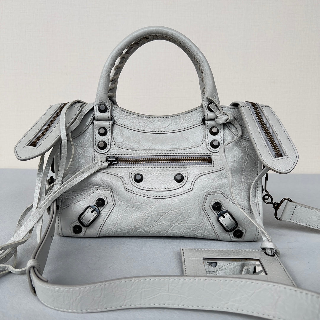 [TOP] BALENCIAGA Classic Small City Bag - Gris Glace
