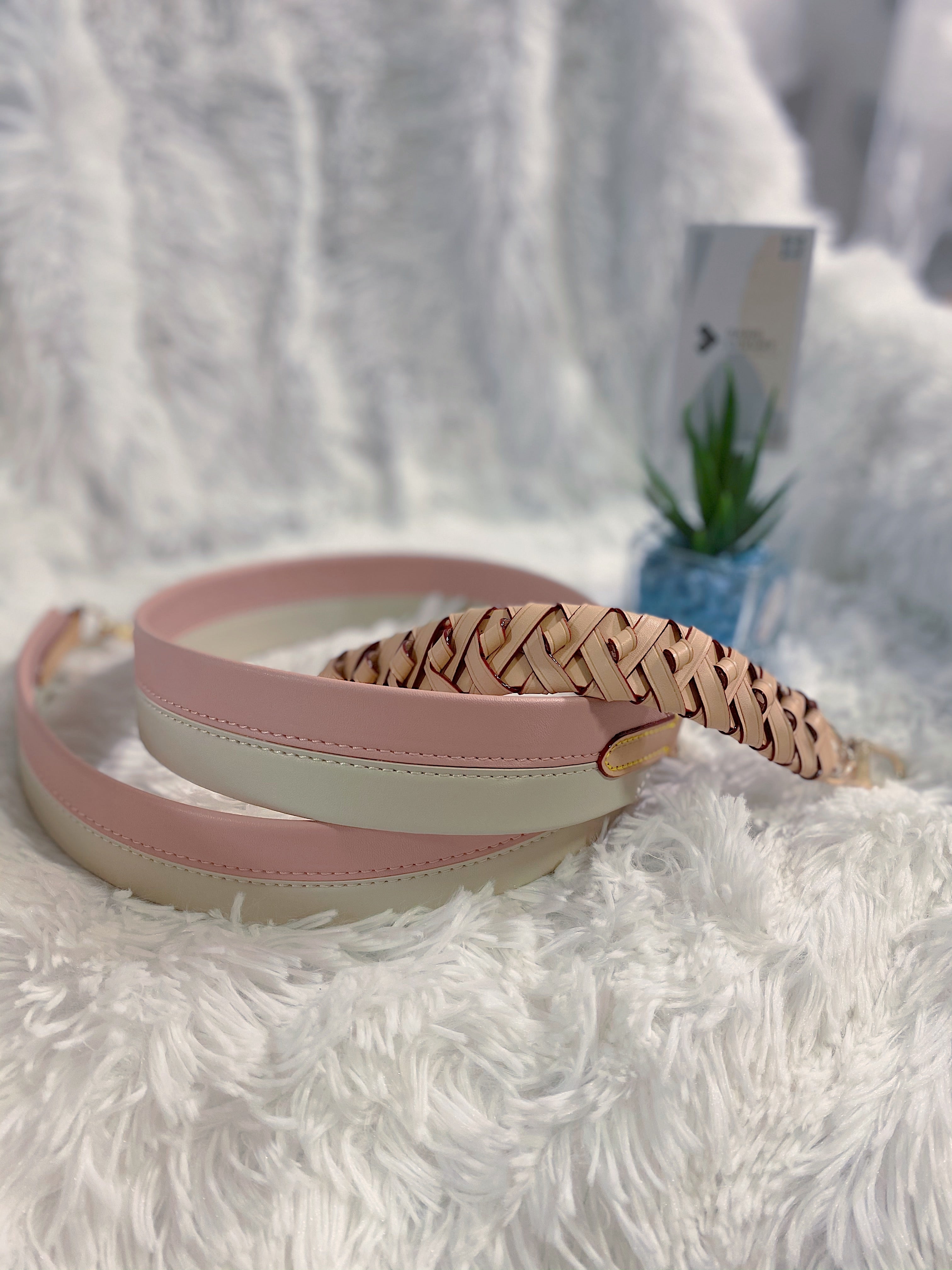 [TOP] Louis Vuitton LV  Noe Monogram Bag With Braided Handle 26×26×17.5CM- Pink