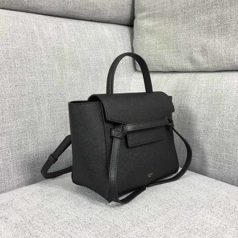 [TOP] CELINE Nano Belt Bag 20×20×10CM - Black